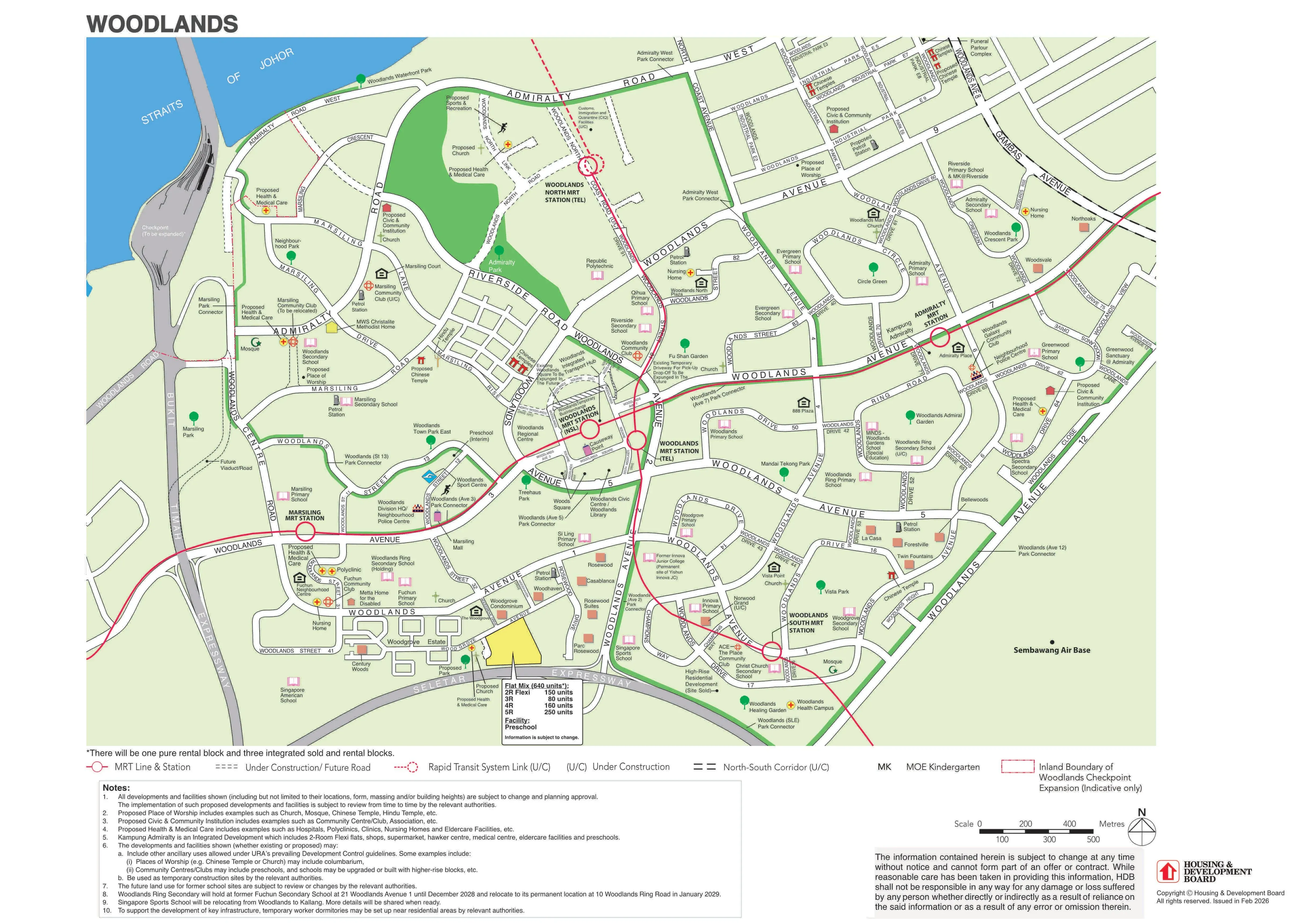 Map of Woodlands BTO project