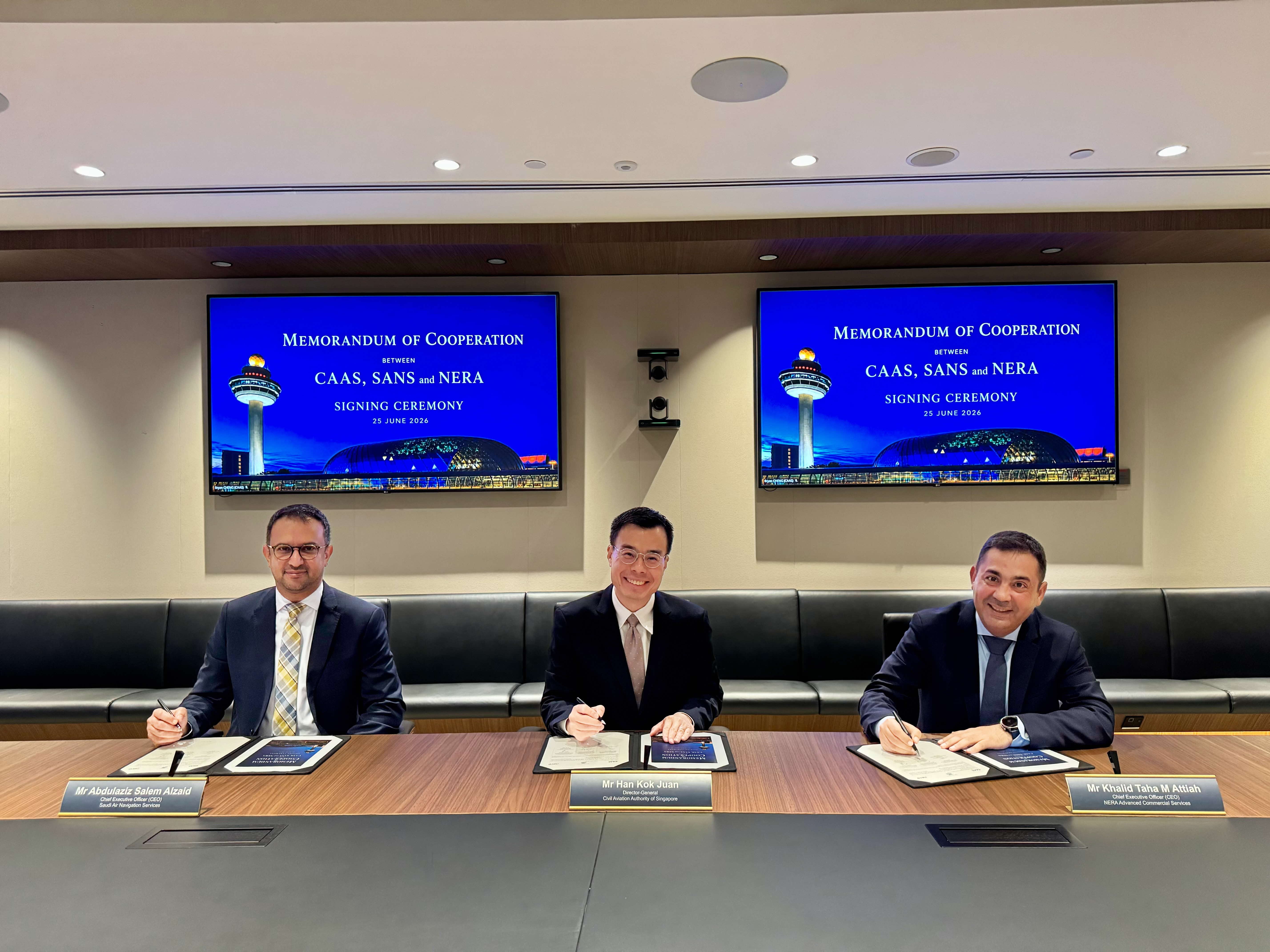 MOC Signing between CAAS, SANS and NERA