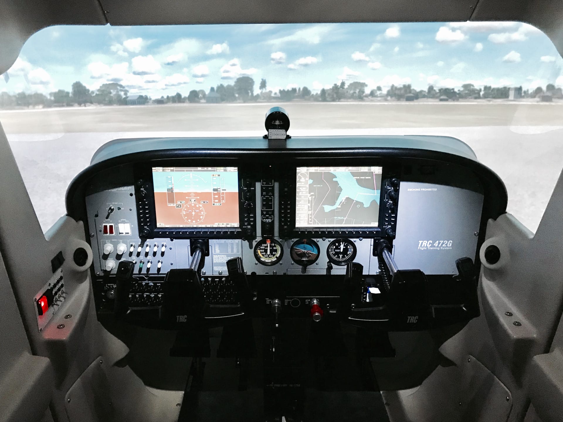 photo of flight simulator at aeroviation