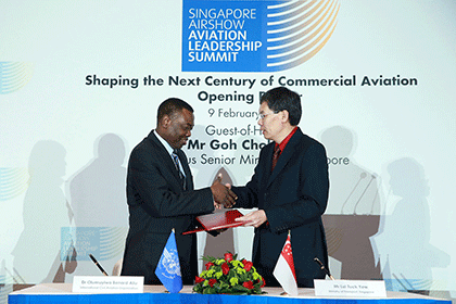 Officials signing MOU