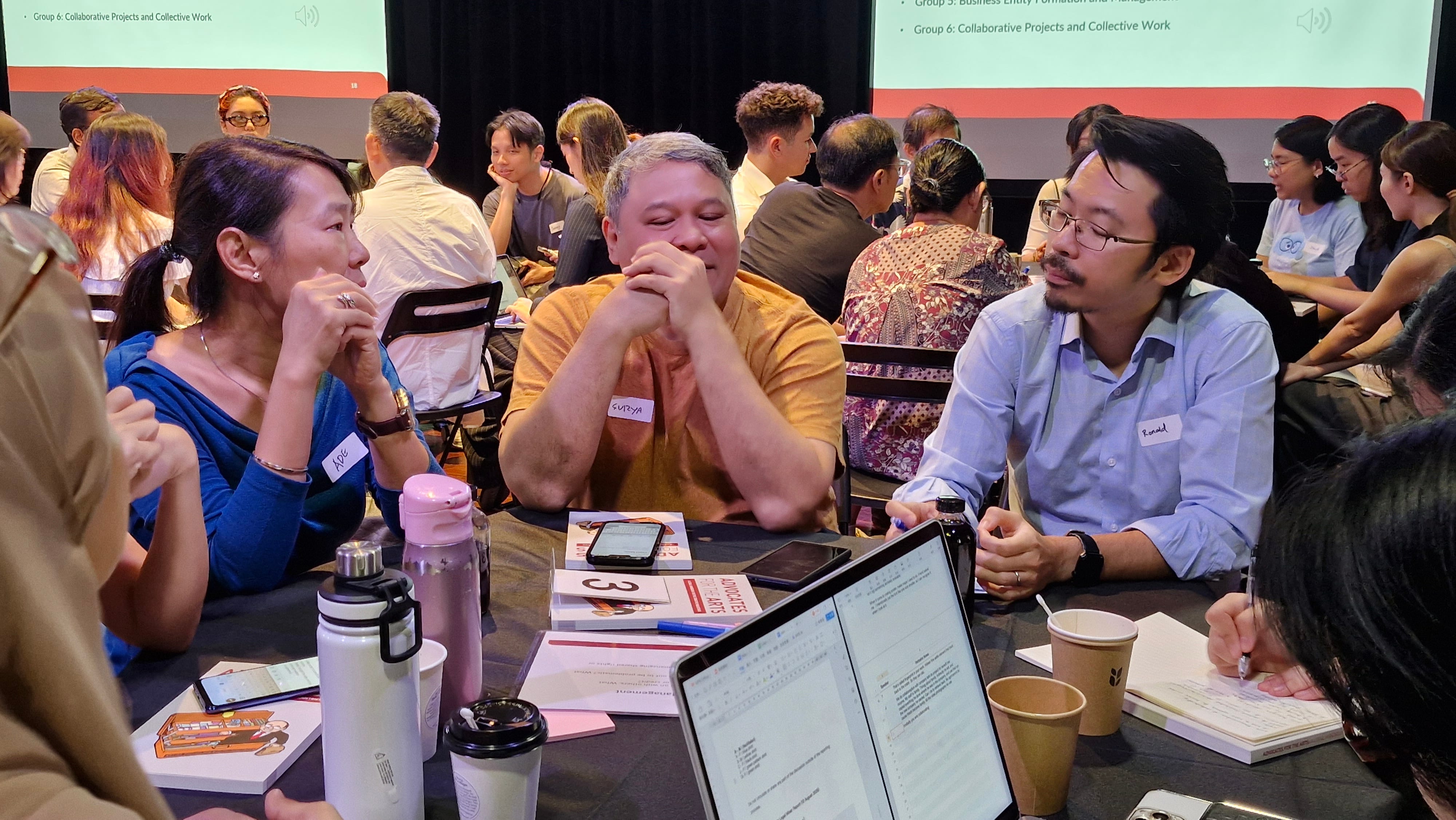 The Legal Mixer in session