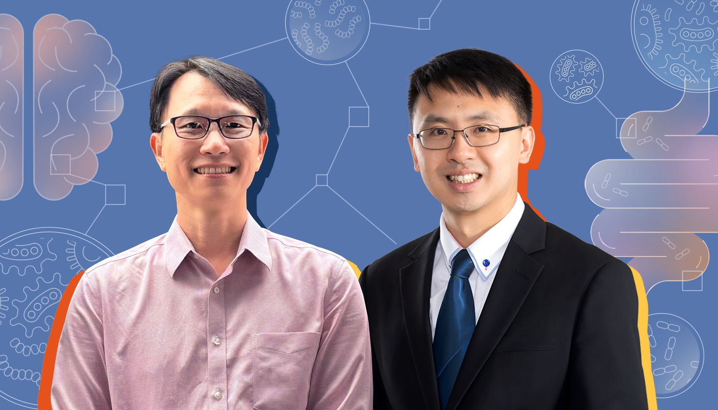 A photo of two of the principal investigators, Jimmy and Sunny, of the GLOW research project.