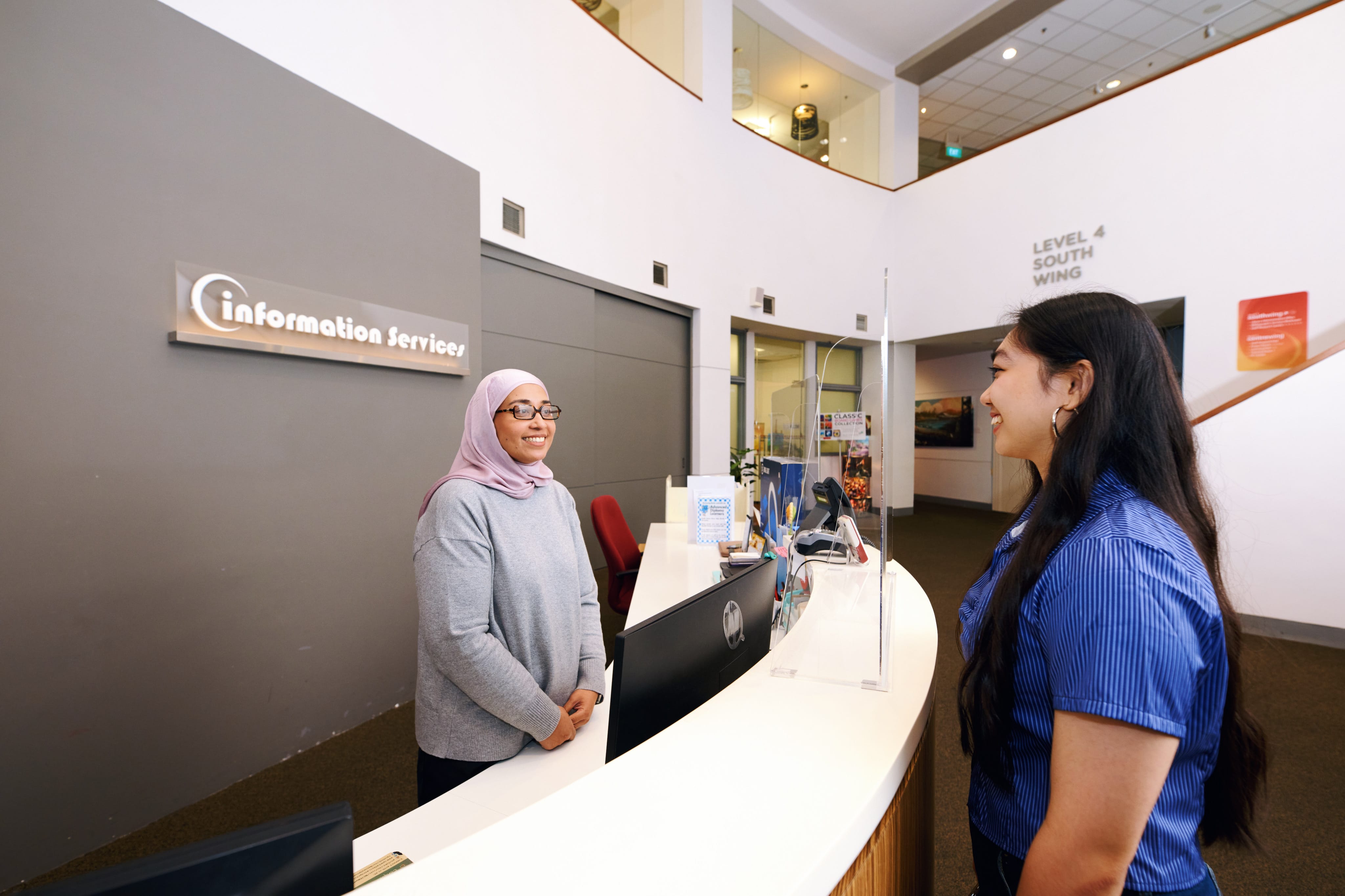 Information services counter