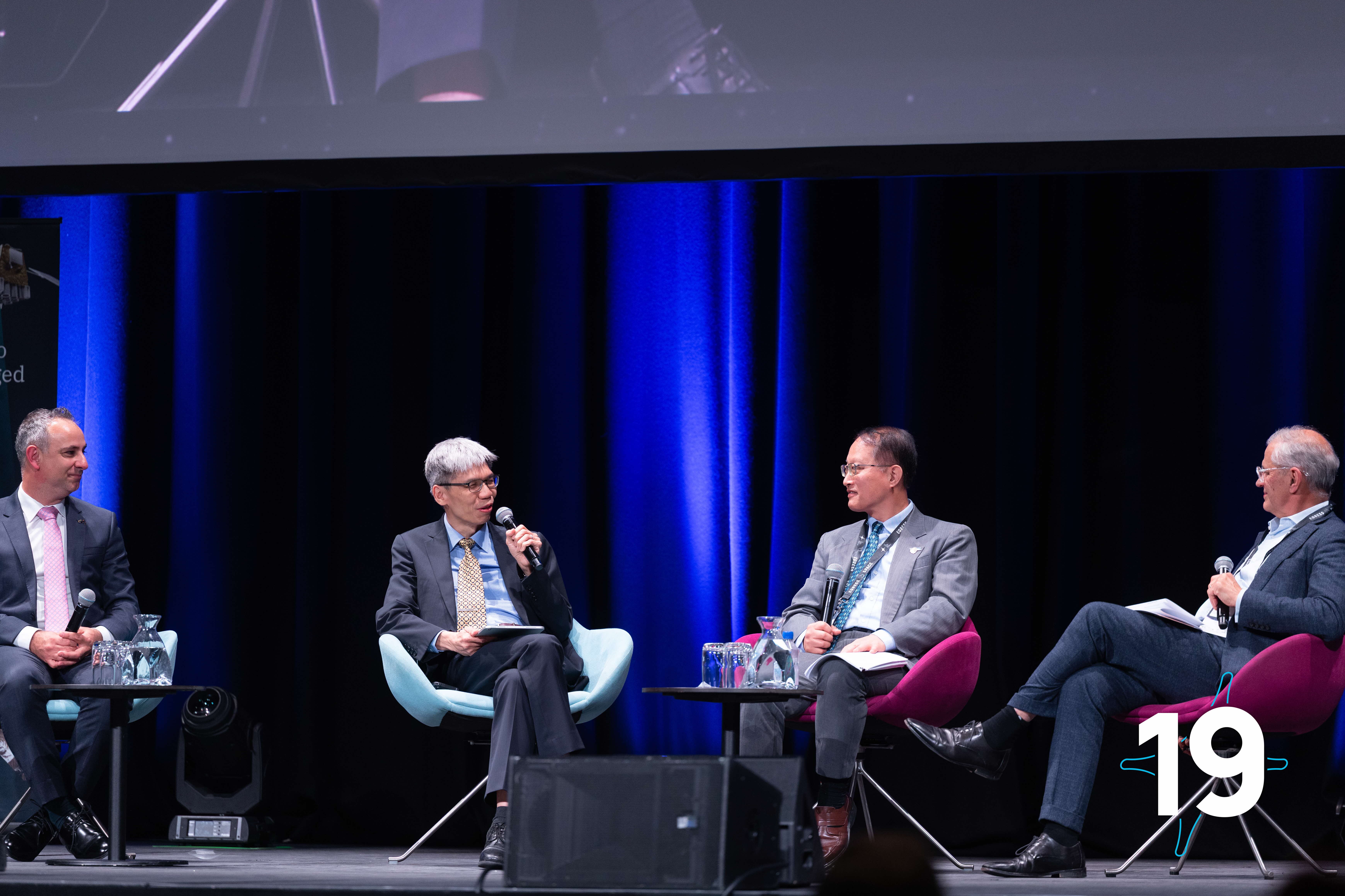 Deputy Chief Executive and Chief Technology Officer, Desmond Lim speaks during the Panel