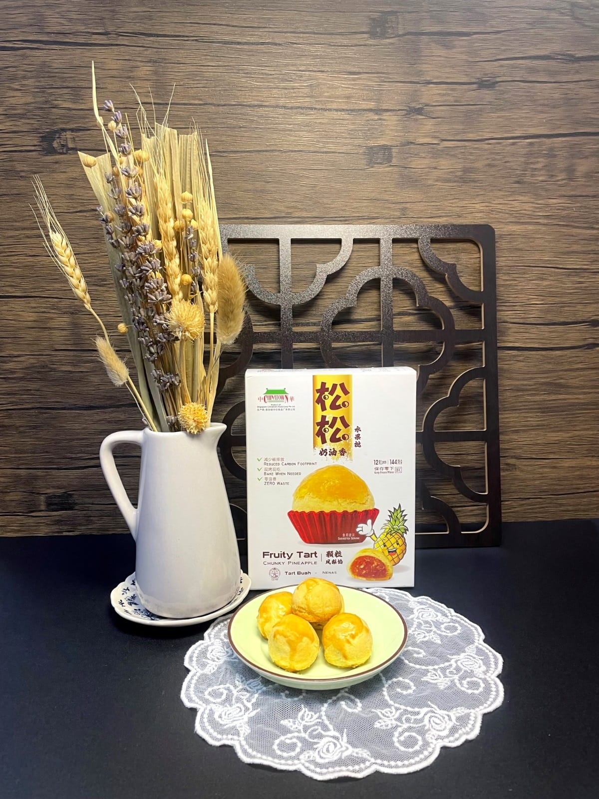 Frozen Chunky Pineapple Fruity Tart