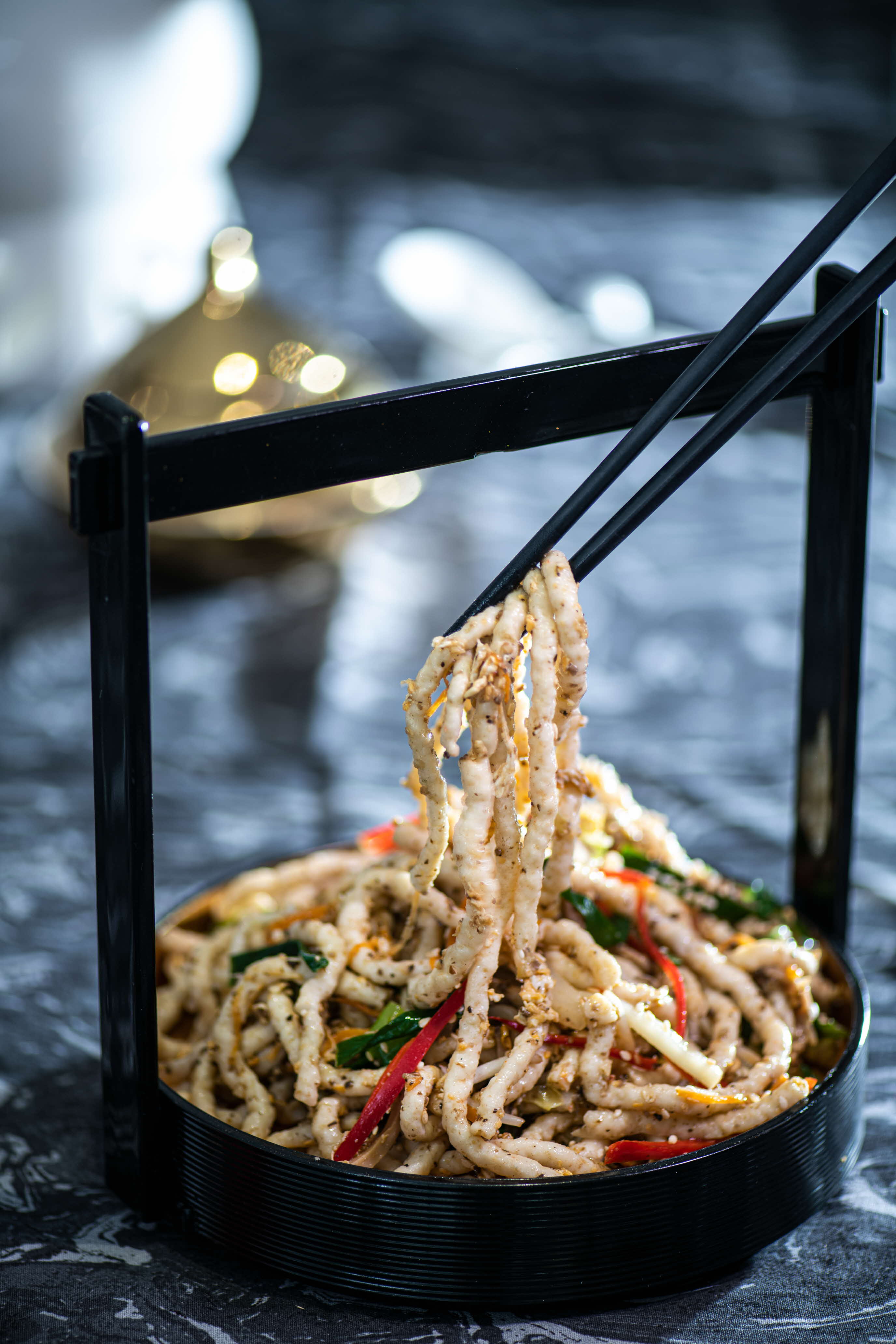 Hand Made Jade Perch Udon