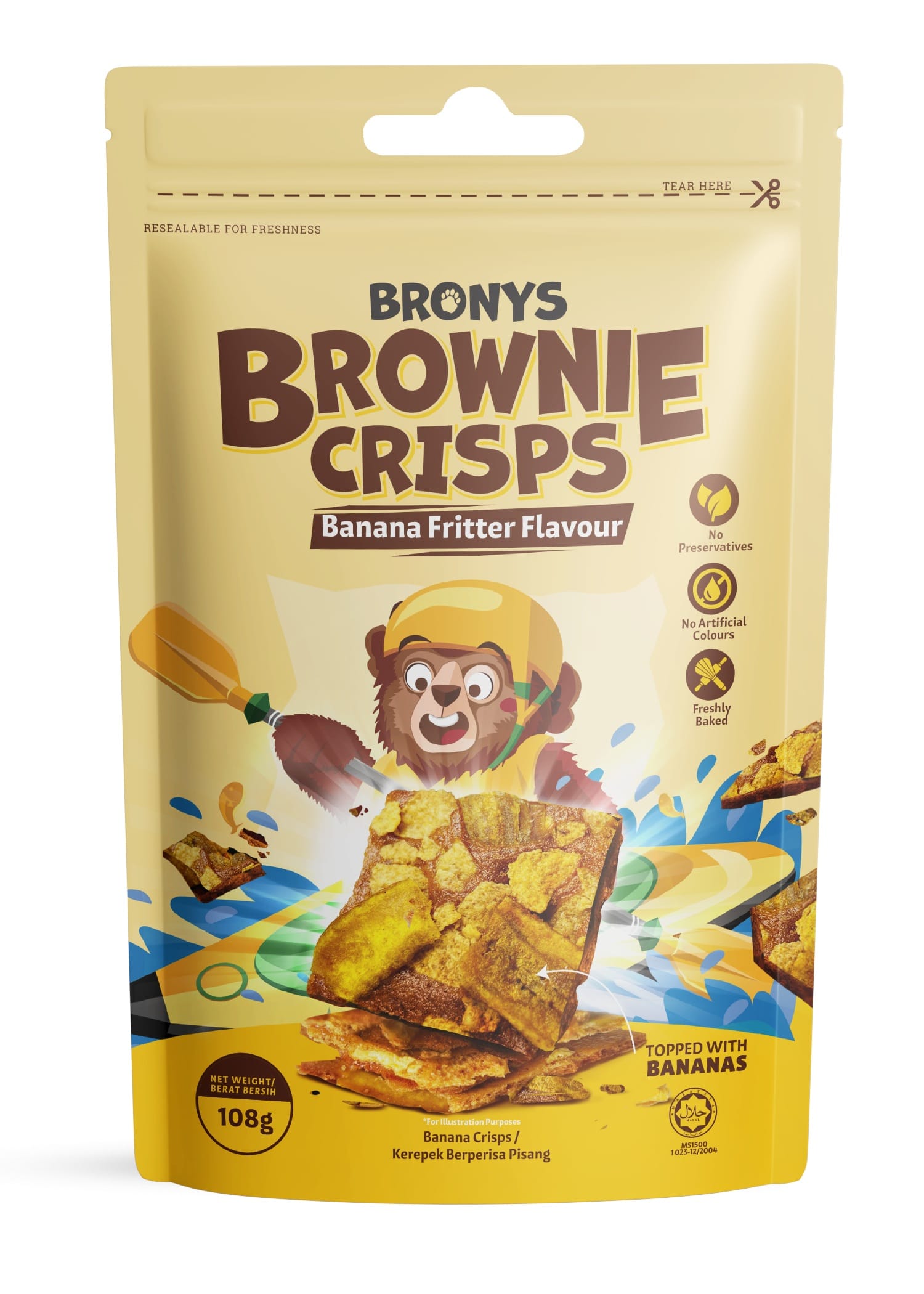The Kettle Gourmet Bronys Banana Fritters Brownie Crisps