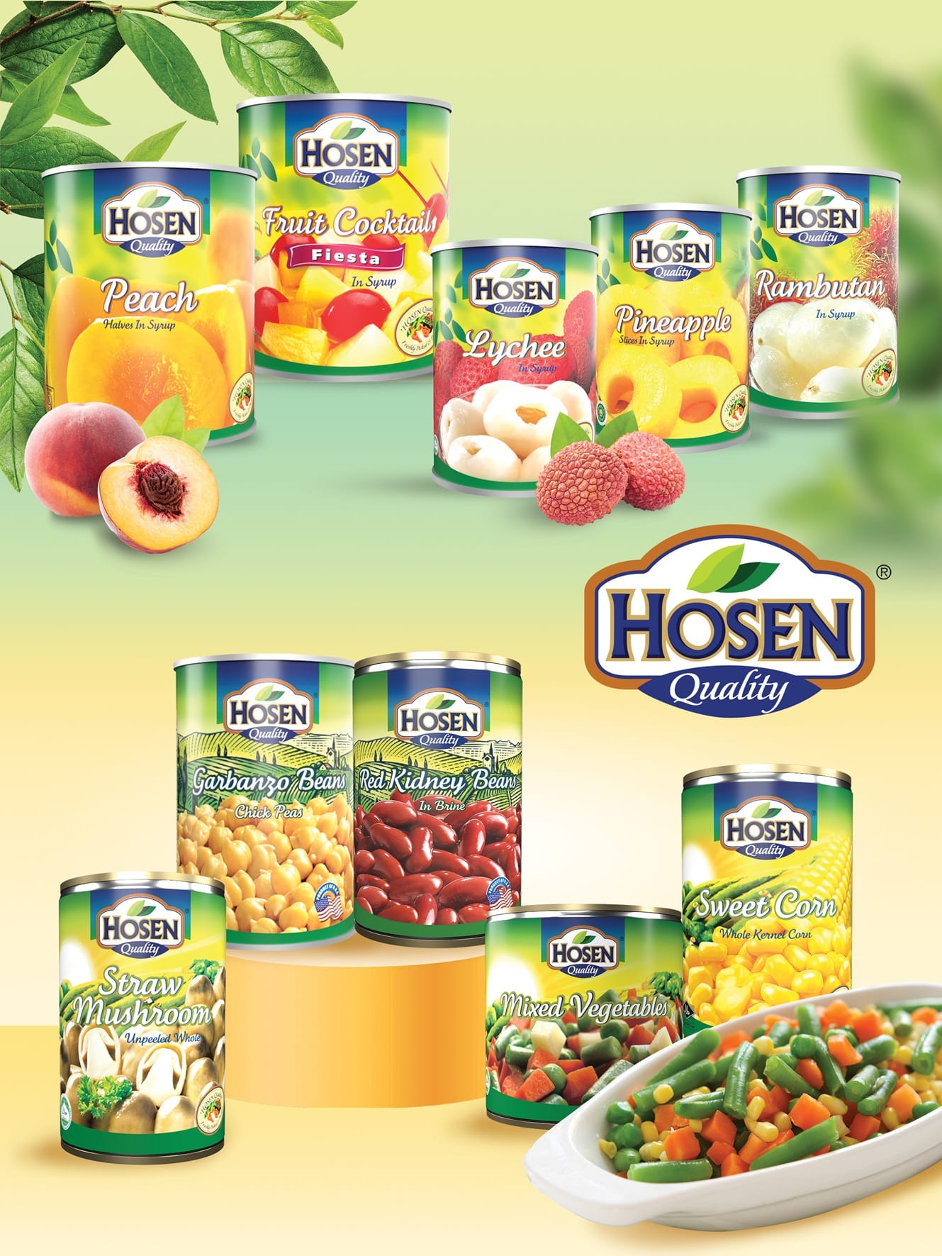 Hosen Canned Fruits & Vegetables