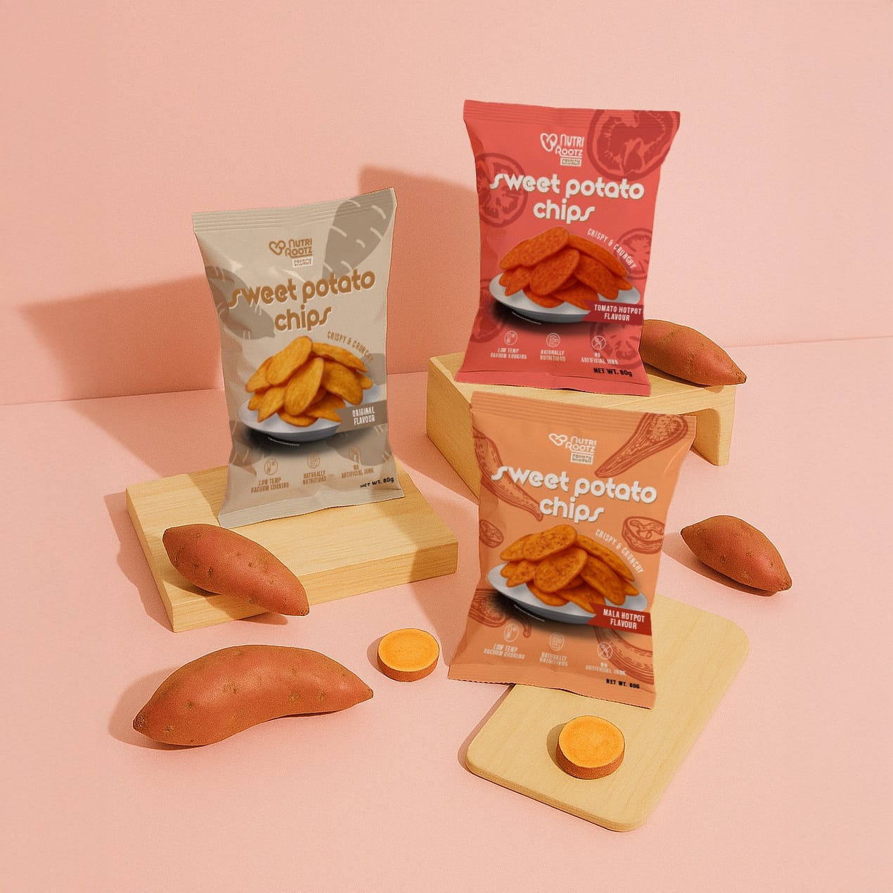 Nutrirootz Crunch Sweet Potato Chips