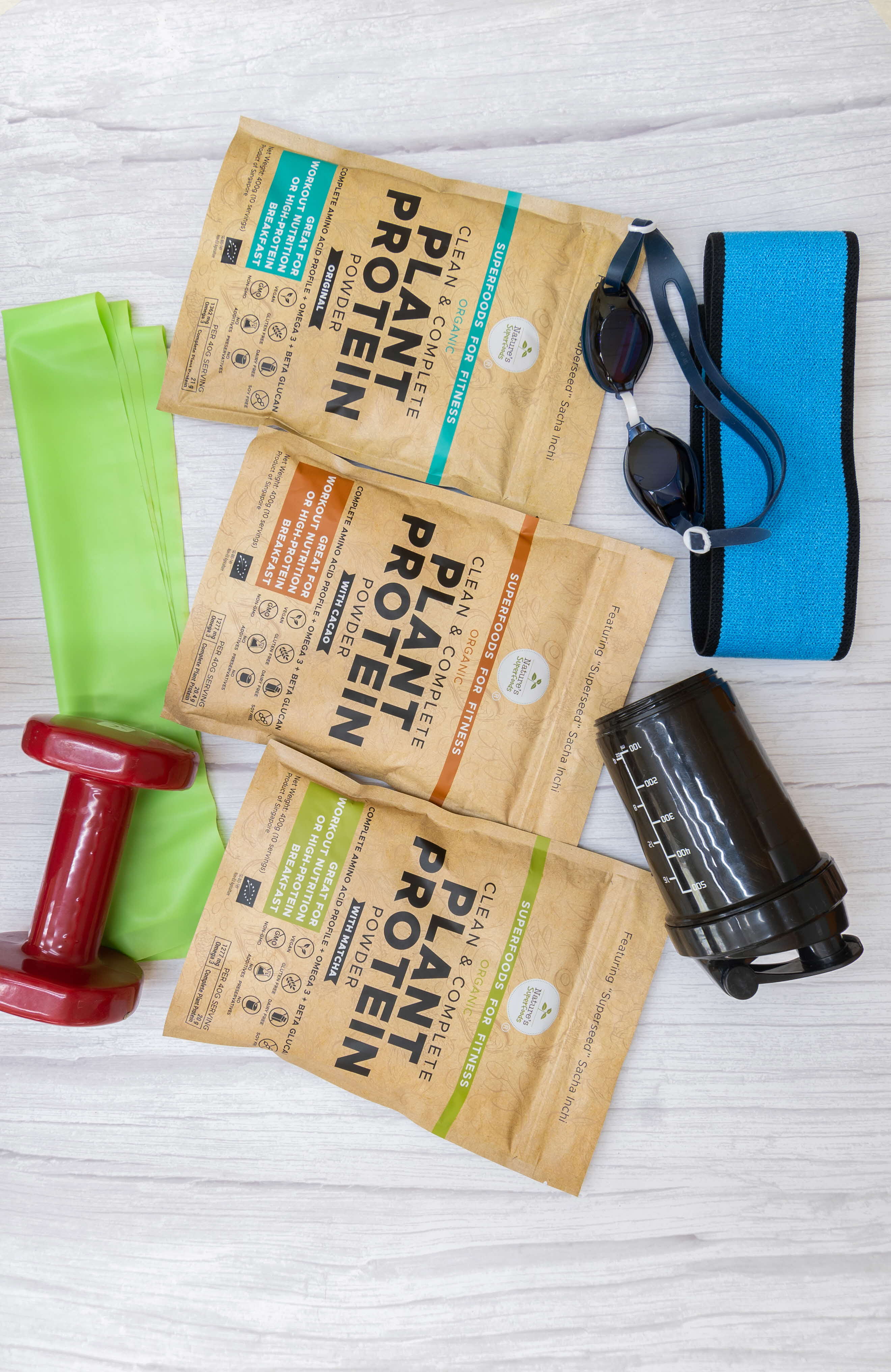 Organic Plant Protein Powder 400g (3 variants)