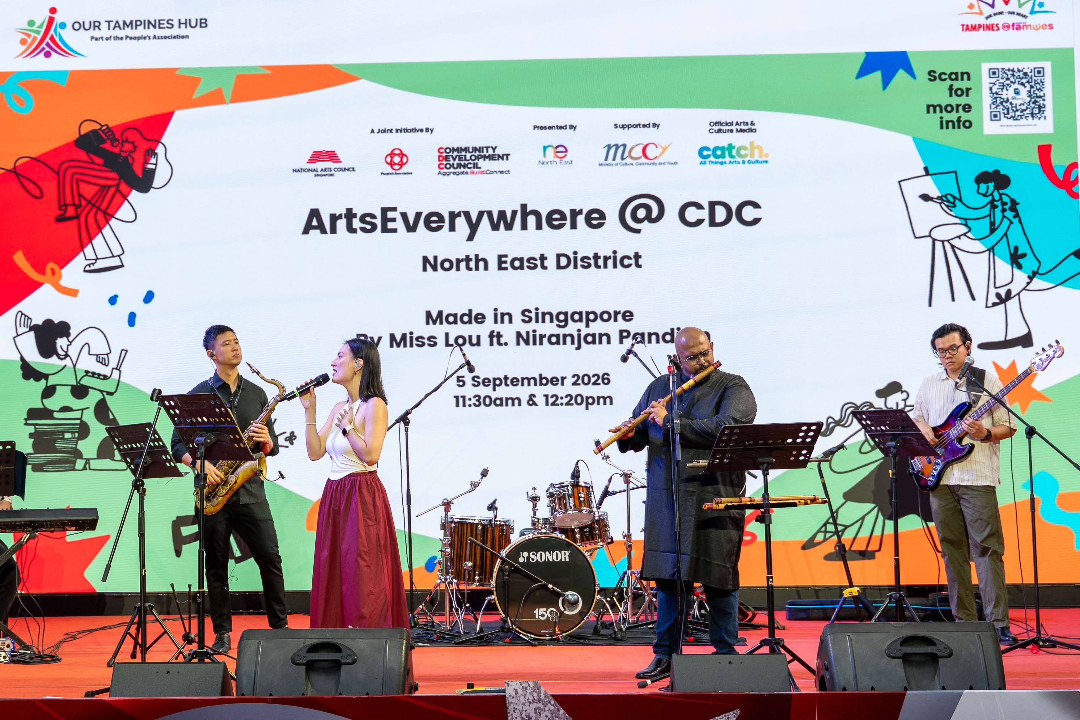 Performance by Miss Lou featuring Niranjan Pandian