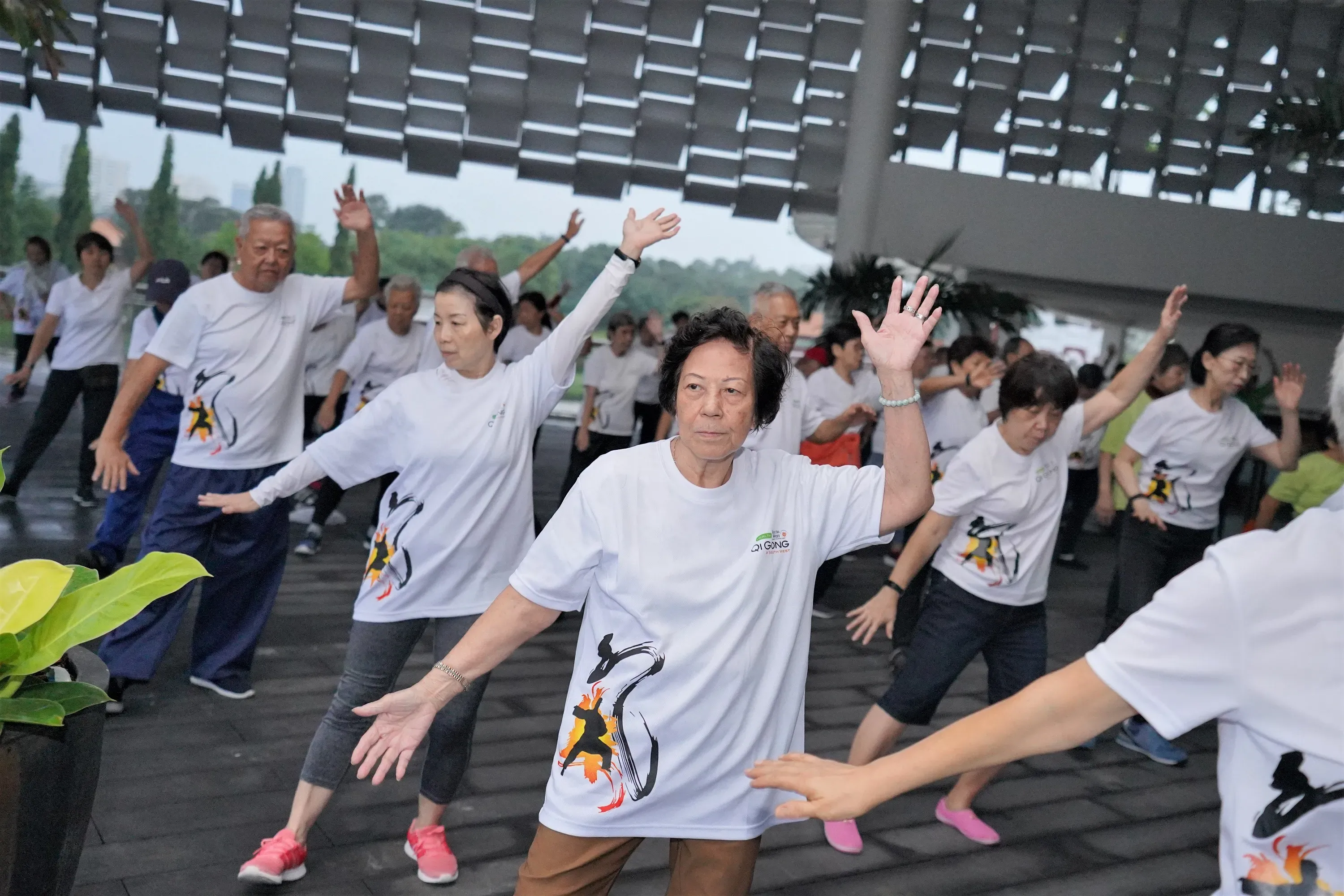 The Health Qigong @ South West programme was launched in 2010, aimed to promote active ageing and healthy lifestyle in the South West District.