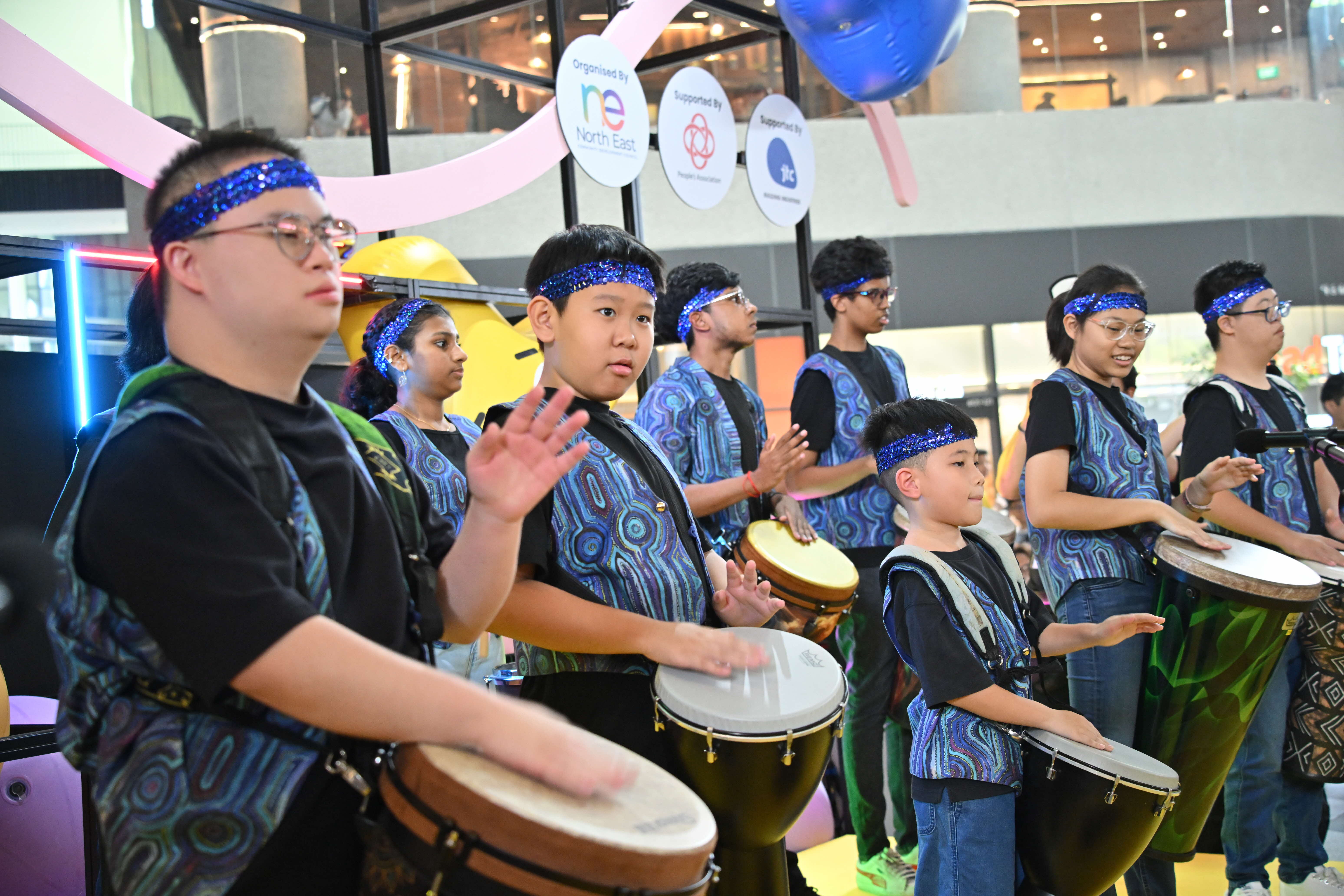Performance by Drum Prodigy got the crowd moving and clapping along!
