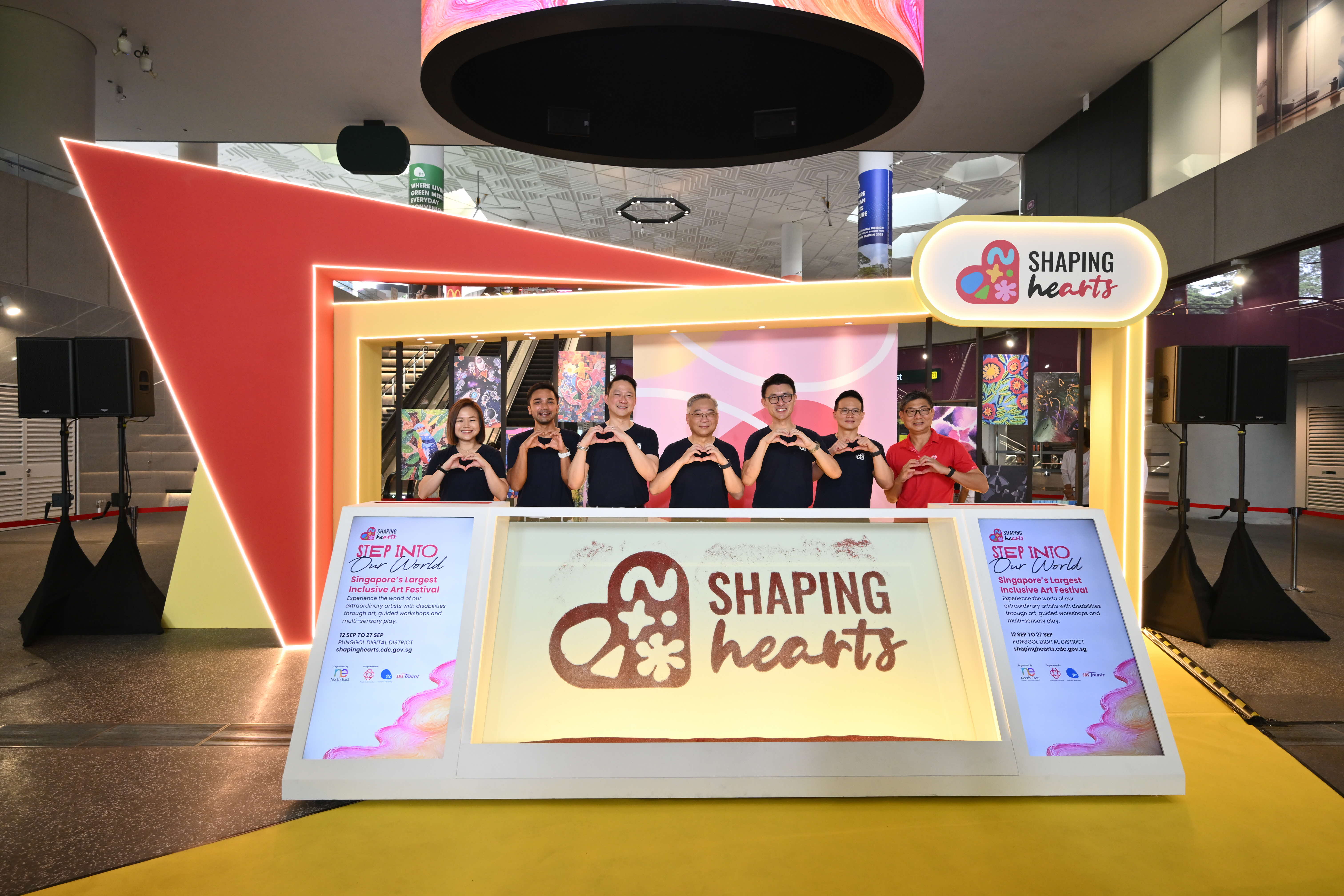 Shaping Hearts 2026 has officially launched! Guests of Honour giving a heart shape hand gesture to commorate the launch!
