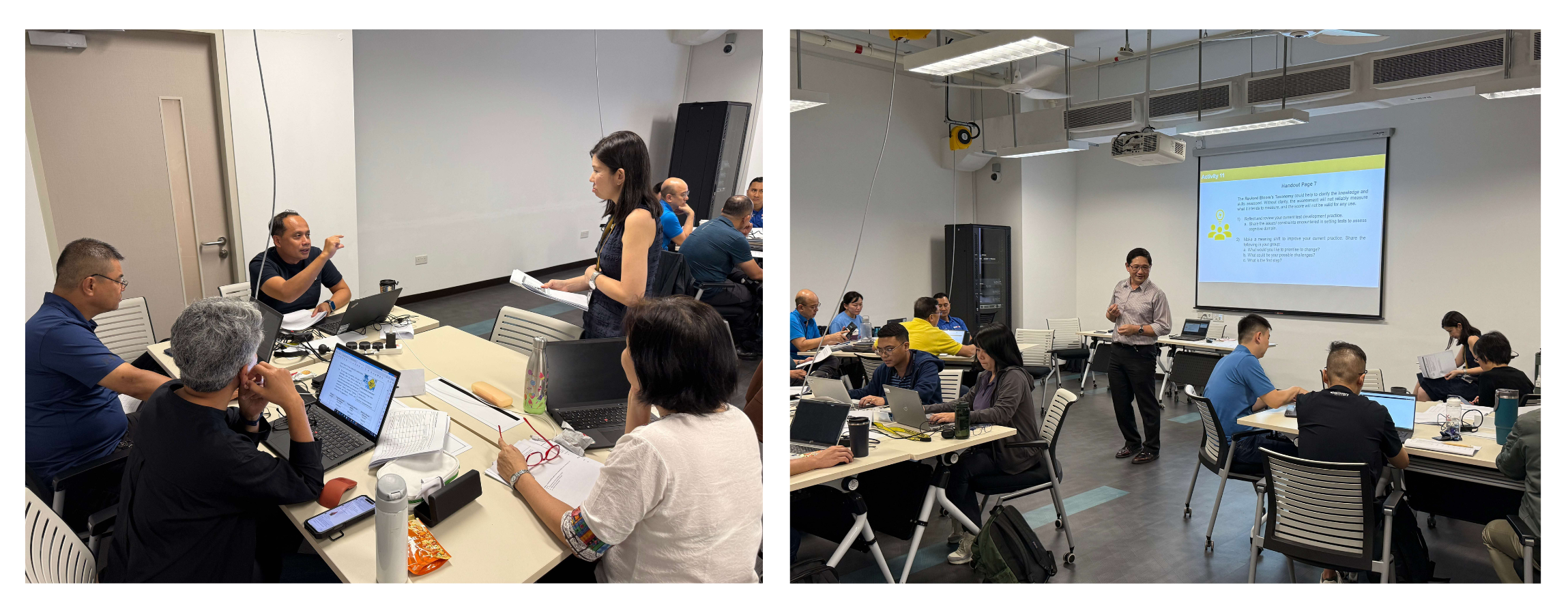 Participants learnt from assessment specialists