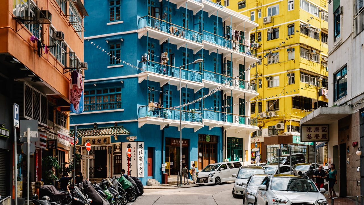 The Blue House in Hong Kong © Oval Partnership