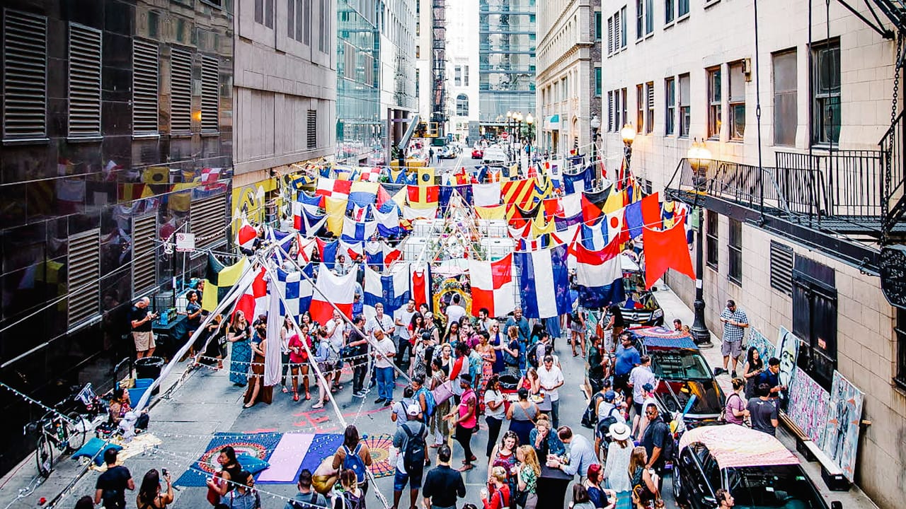 An example of an ACTIVATE event © Chicago Loop Alliance