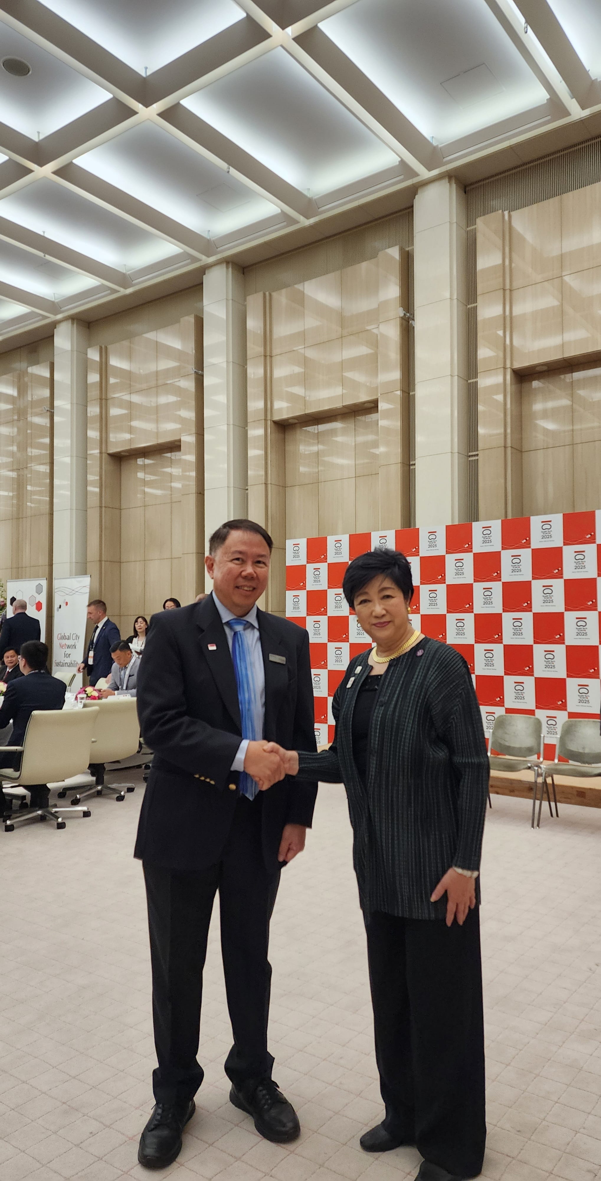 CLC met with the Governor of Tokyo, Koike Yuriko and discussed greater collaboration between CLC and Tokyo Metropolitan Government. © Centre for Liveables Cities