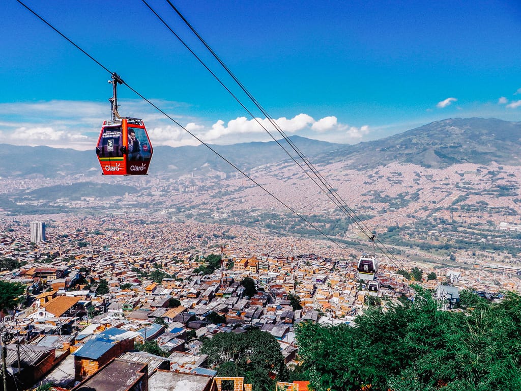 MetroCable in Medellín © Urban Redevelopment Authority Singapore