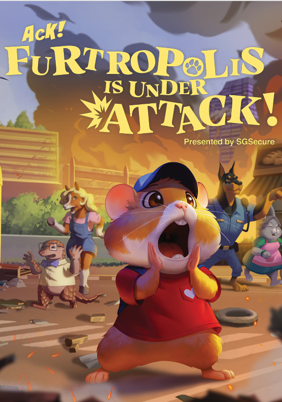“Ack! Furtropolis is Under Attack!” book cover