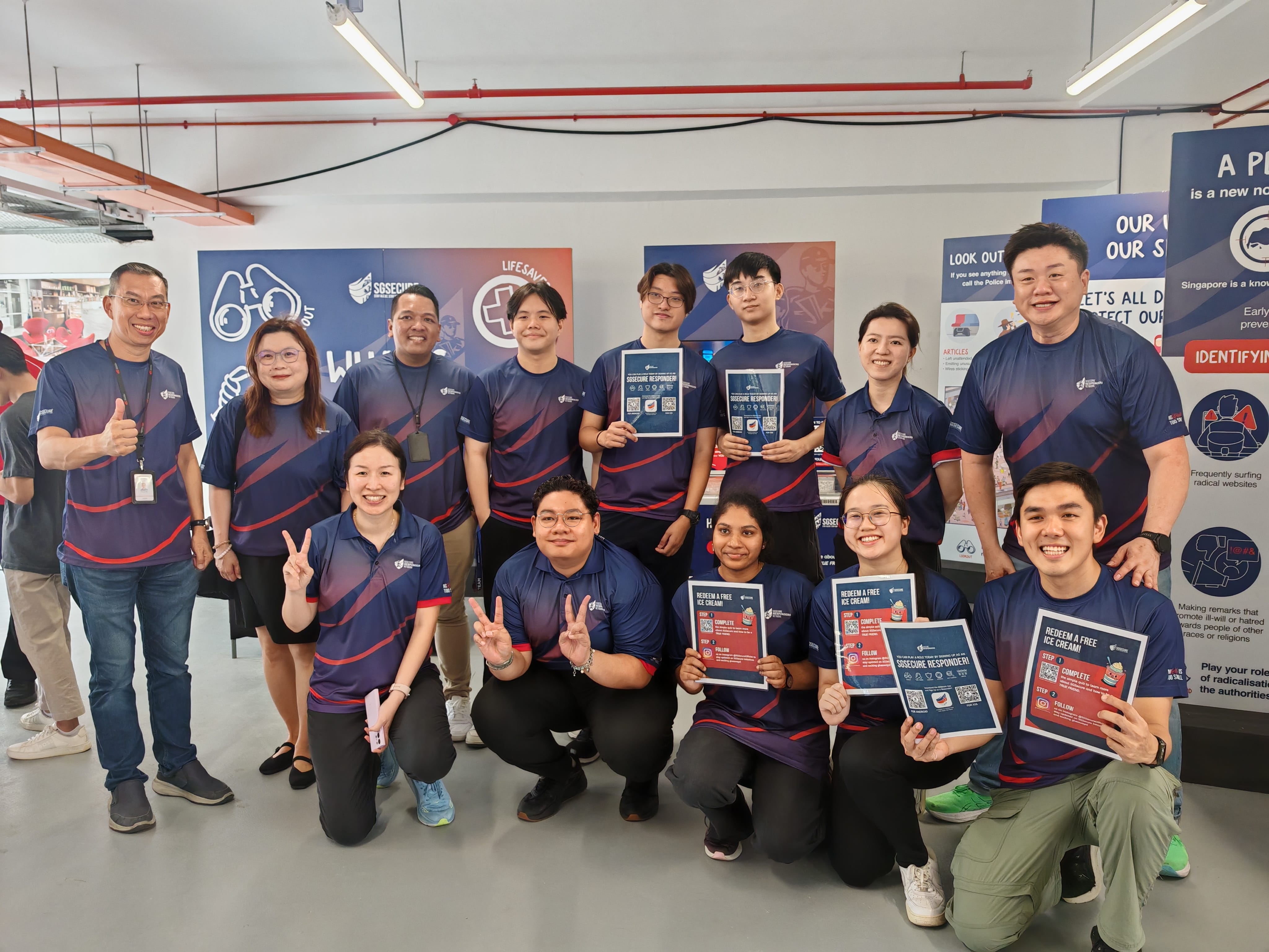 SGSecure Advocates from Singapore Polytechnic