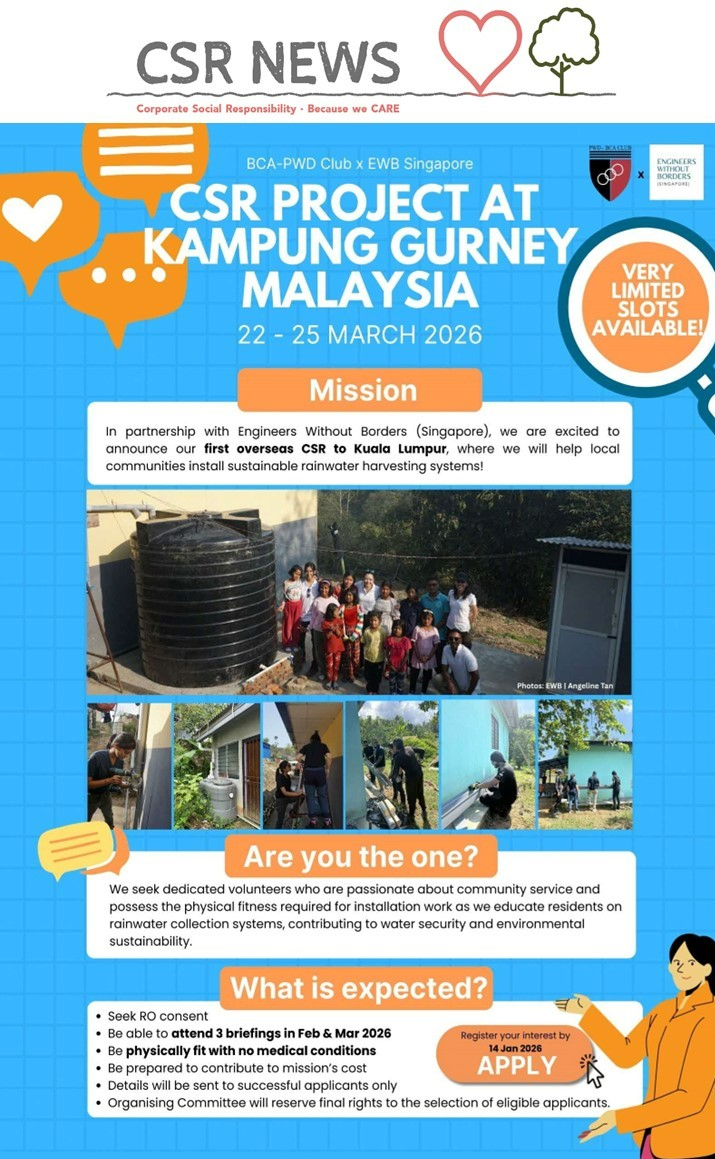 CSR Project at Kampong Gurney Malaysia