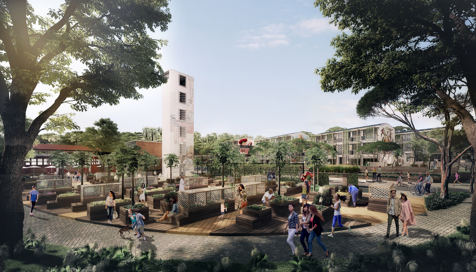 Bukit Timah Fire Station - gardens