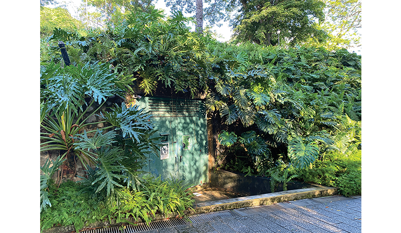 Entrance to the Battlebox, 2022. It is currently a museum and tourist attraction. Photo by Jimmy Yap.