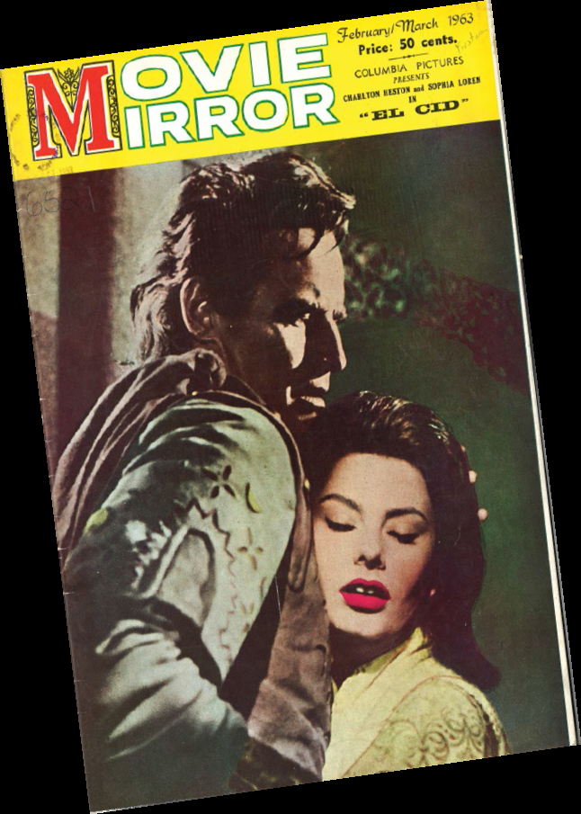 Movie Mirror (Vol. 1, No. 1, February/March 1963); publisher: Malaysian Enterprises