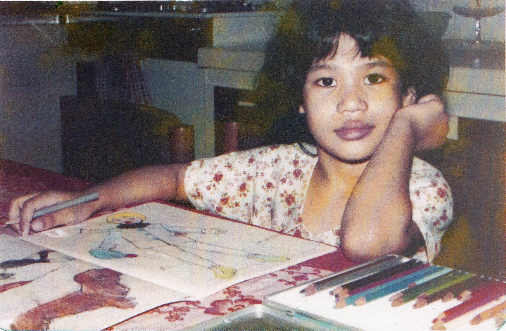 The writer at about five years of age. Courtesy of Melissa De Silva.