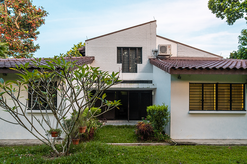 A view of the house from the garden, 2022. Courtesy of Dr Lee Peng Hui.