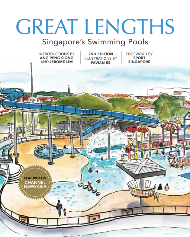 This is an extract from Great Lengths: Singapore’s Swimming Pools (2017) published by Kucinta Books. It retails for S$28 at major bookshops and is also available for reference and loan at the Lee Kong Chian Reference Library and selected public libraries (Call nos.: RSING 797.20095957 GRE and SING 797.20095957 GRE).