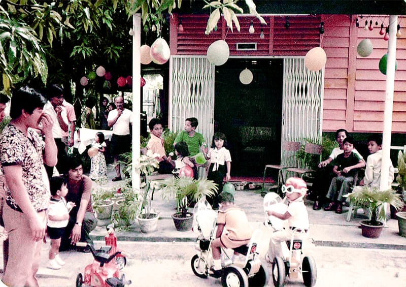 The writer’s former family home on Sennett Road, c. 1975. Photo courtesy of Shirlene Noordin.