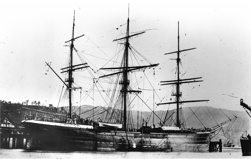 Joseph Conrad commanded the Otago between 1888 and 1889. Courtesy of State Library of Queensland.