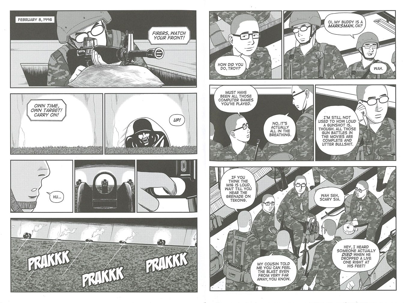 Troy Chin records his life story in nine volumes of The Resident Tourist. Images reproduced from Troy Chin, The Resident Tourist. Part 6 (Singapore: Math Paper Press, 2014). 