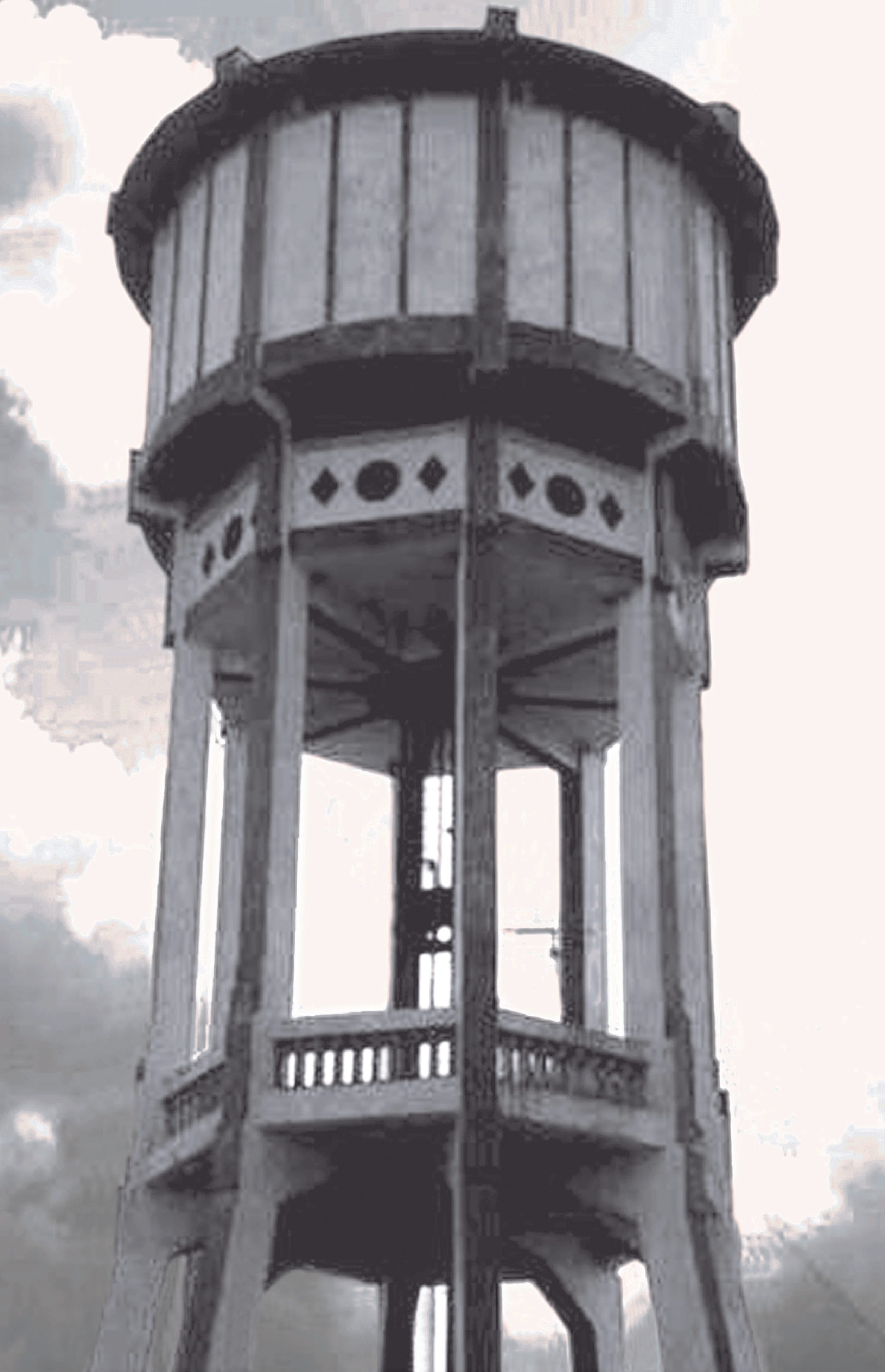 One of the icons of Jember is the water tower, built in 1930s, and is still in use now. Located in the central market of Jember, it is as high as a three-storey building. Courtesy of A. Irawan.