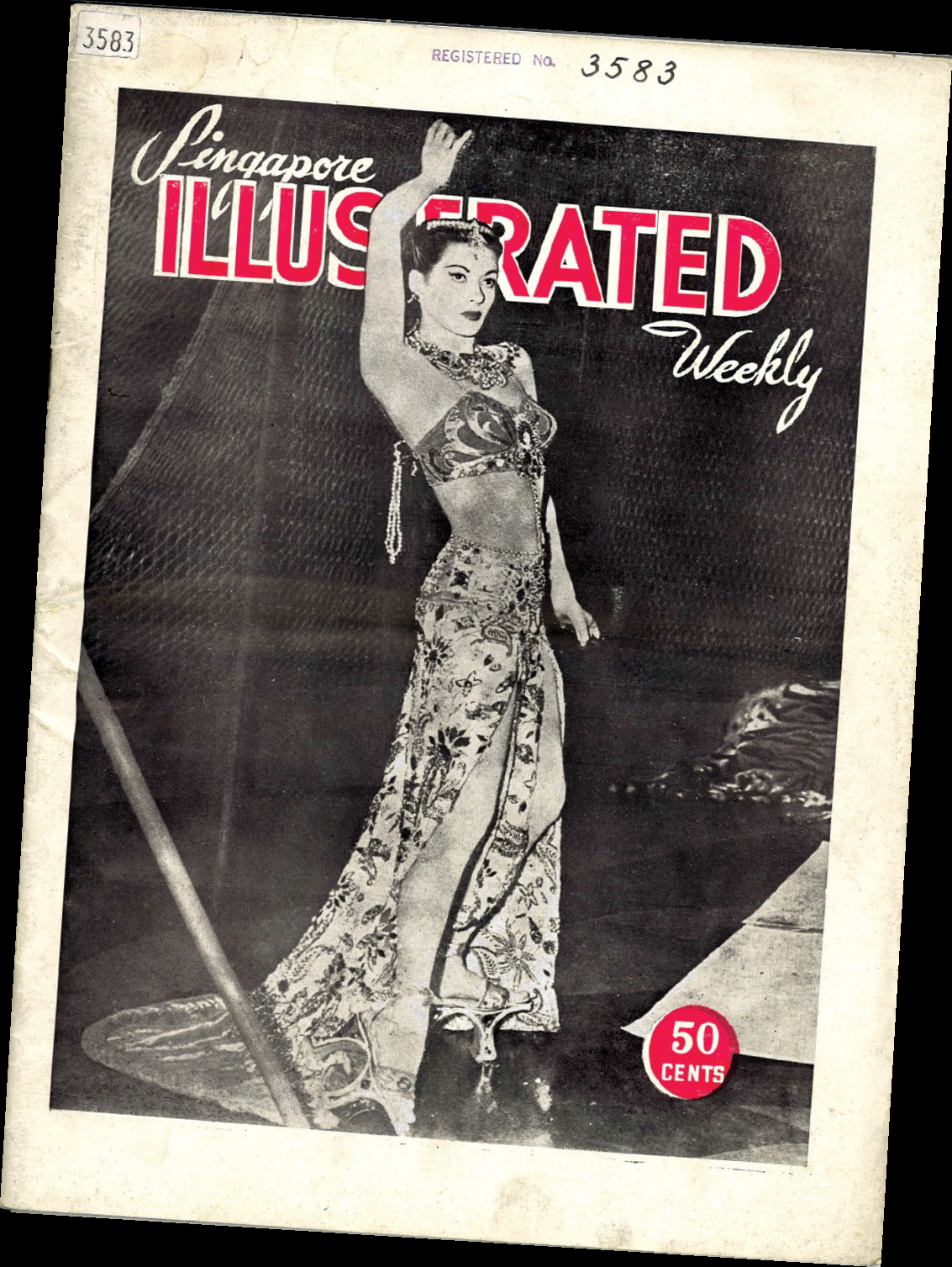 Singapore Illustrated Weekly (Vol. 1, No. 1, 2 August 1947); publisher: W. G. P. Davies
