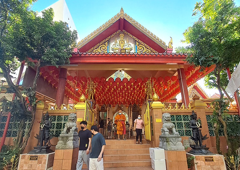 Wat Ananda Metyarama along Jalan Bukit Merah. Its columbarium houses the tablet of Huang Guniang. Courtesy of Ng Yi-Sheng.