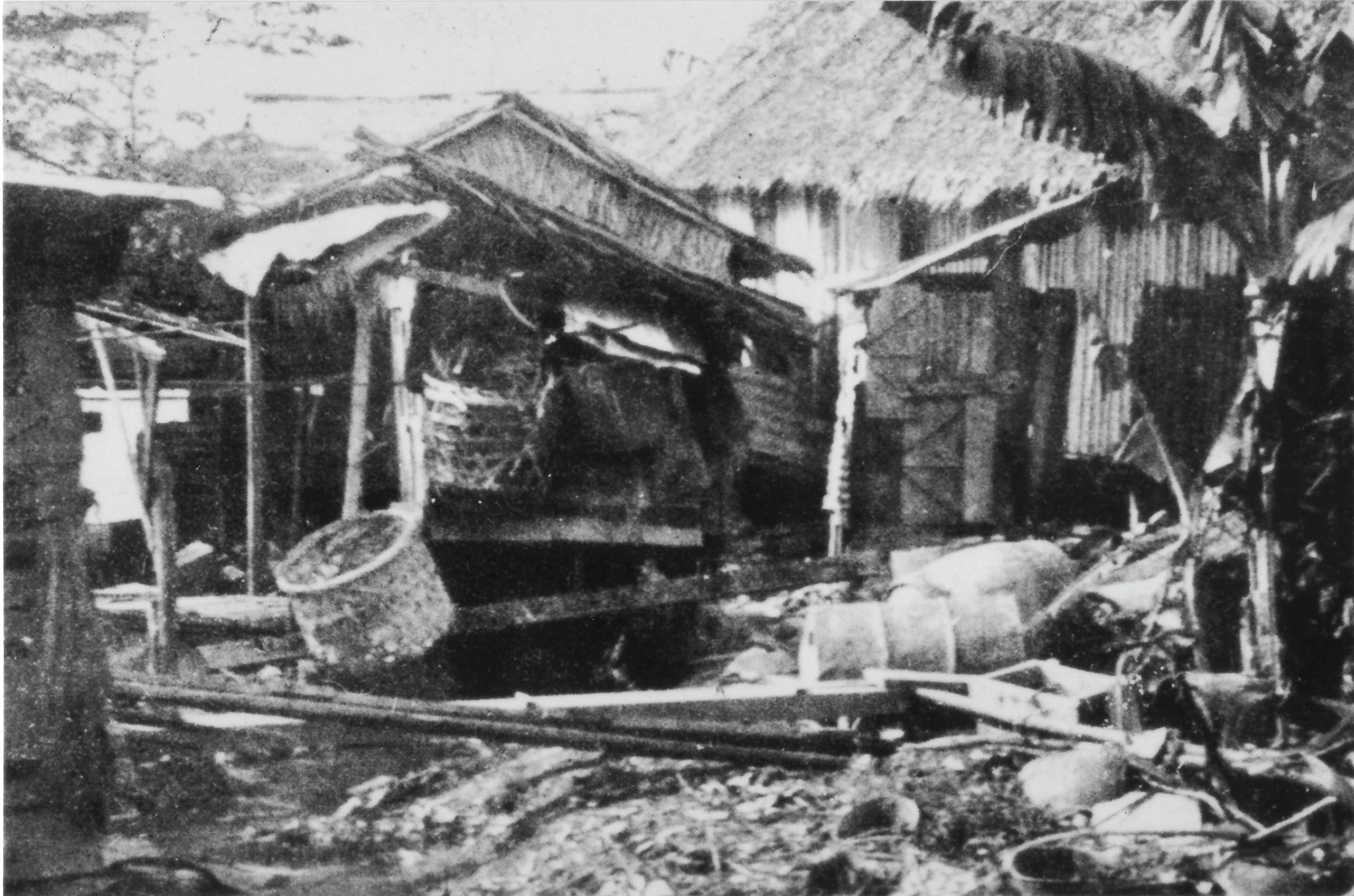 Poor and squalid living conditions of the slums resulted in the proliferation of disease. Courtesy of National Archives of Singapore.