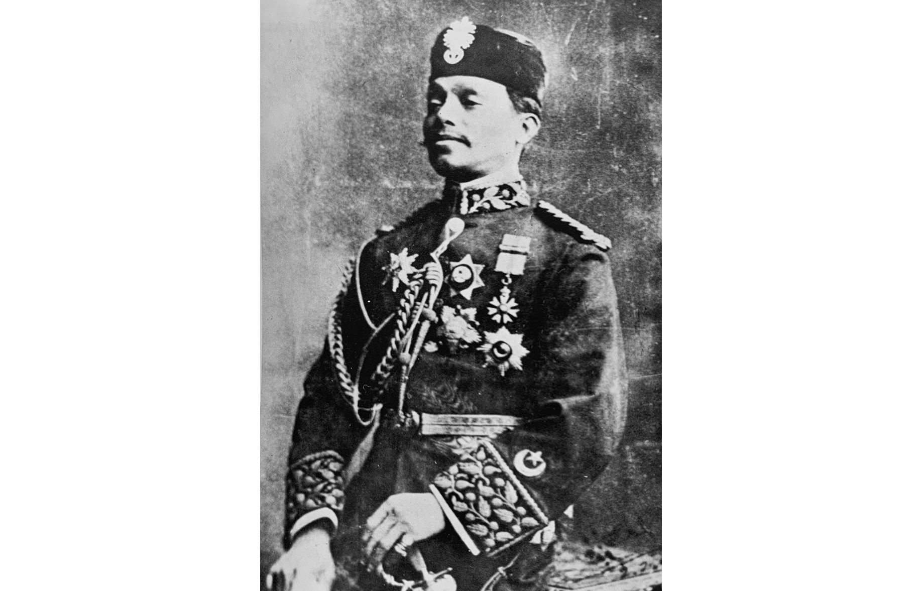 Abdul Rahman Andak, the Dato Seri Amar Diraja of Johor. Image reproduced from Ahmad Fawzi Basri and Hasrom Haron, Sejarah Johor Moden, 1855–1940: Satu Perbincangan Dari Pelbagai Aspek (Kuala Lumpur: Muzium Negara, 1978). (From National Library, Singapore, call no. Malay R959.5142 FAW).