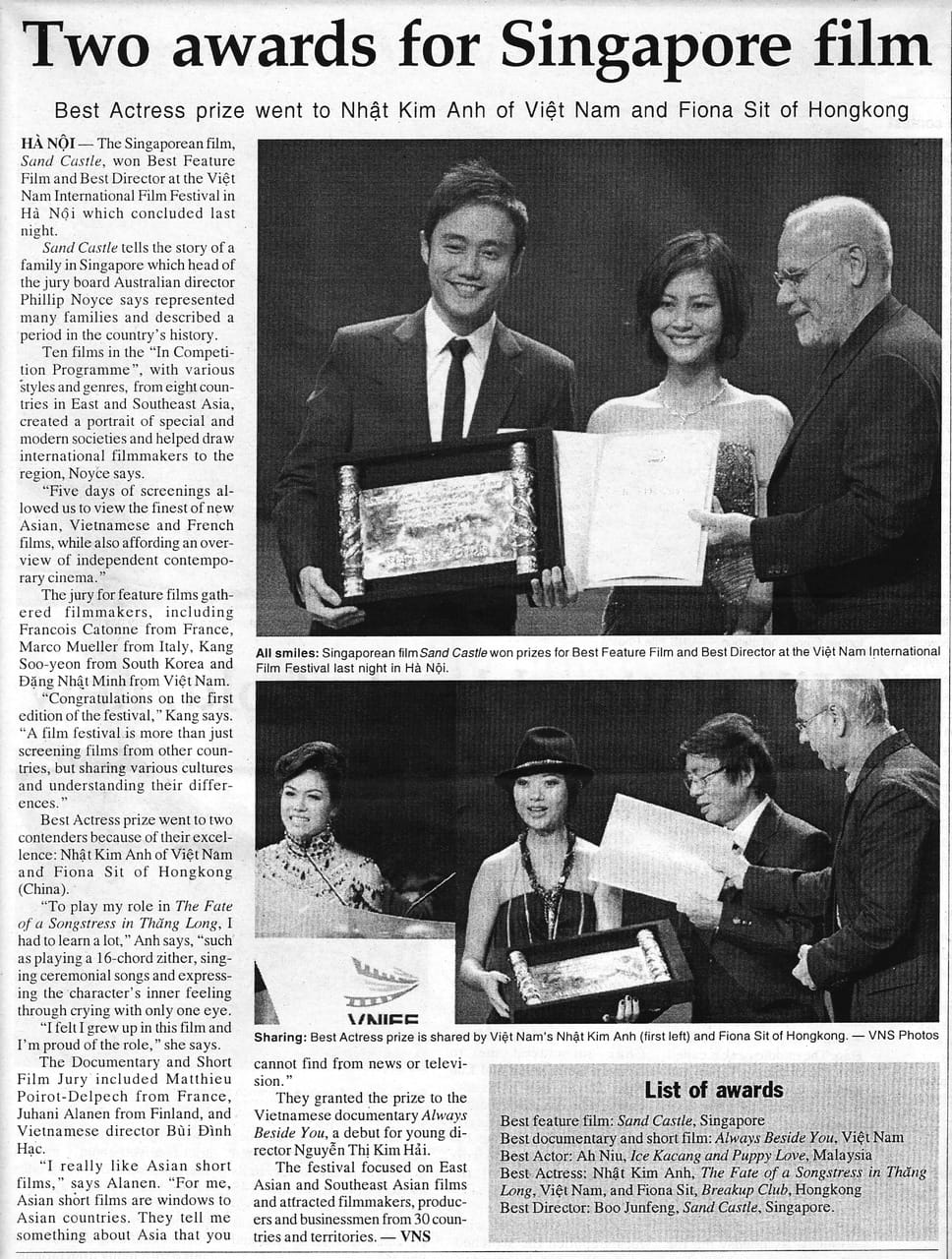 Việt Nam News, 22 Oct 2010