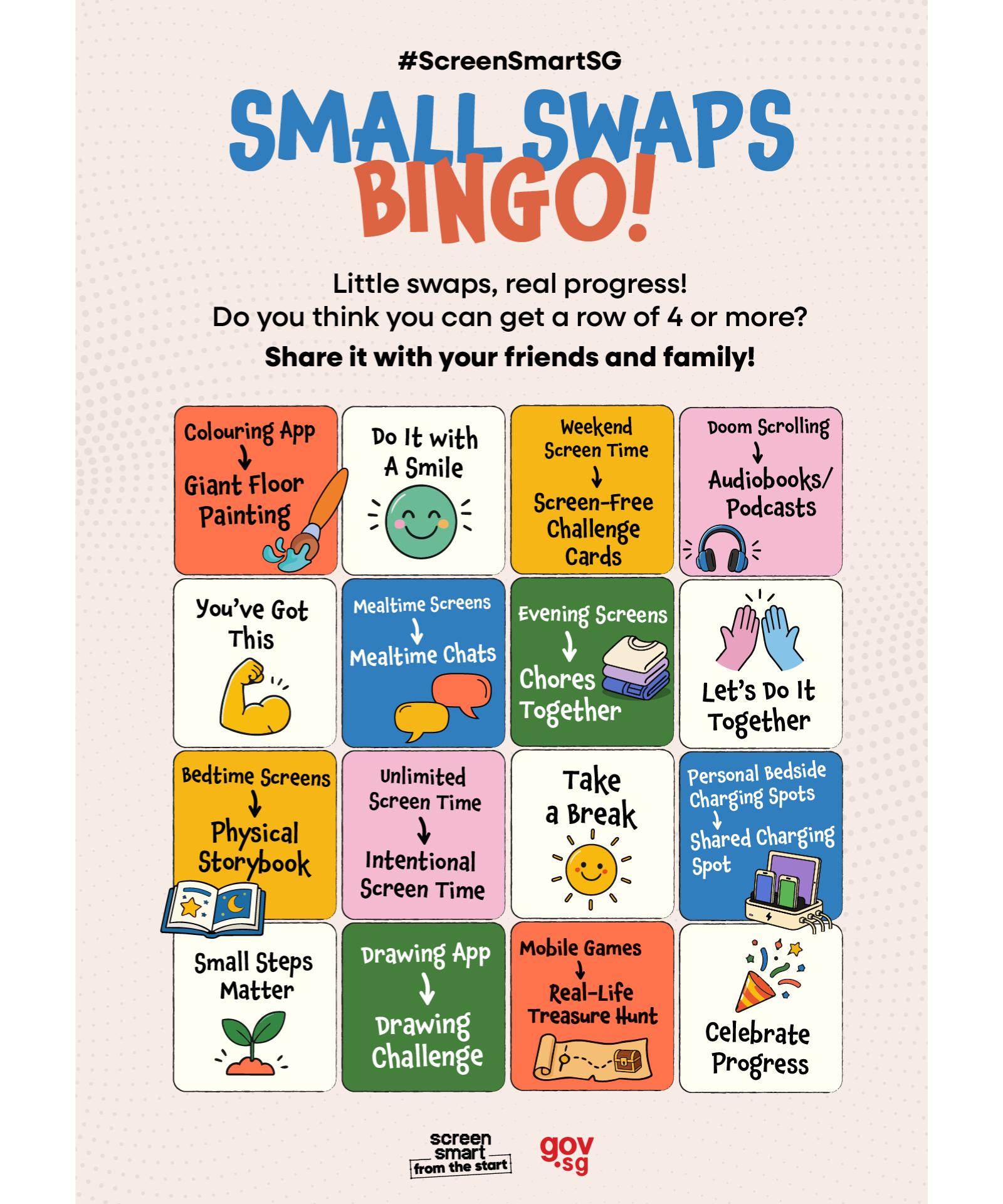 Small Swaps Bingo