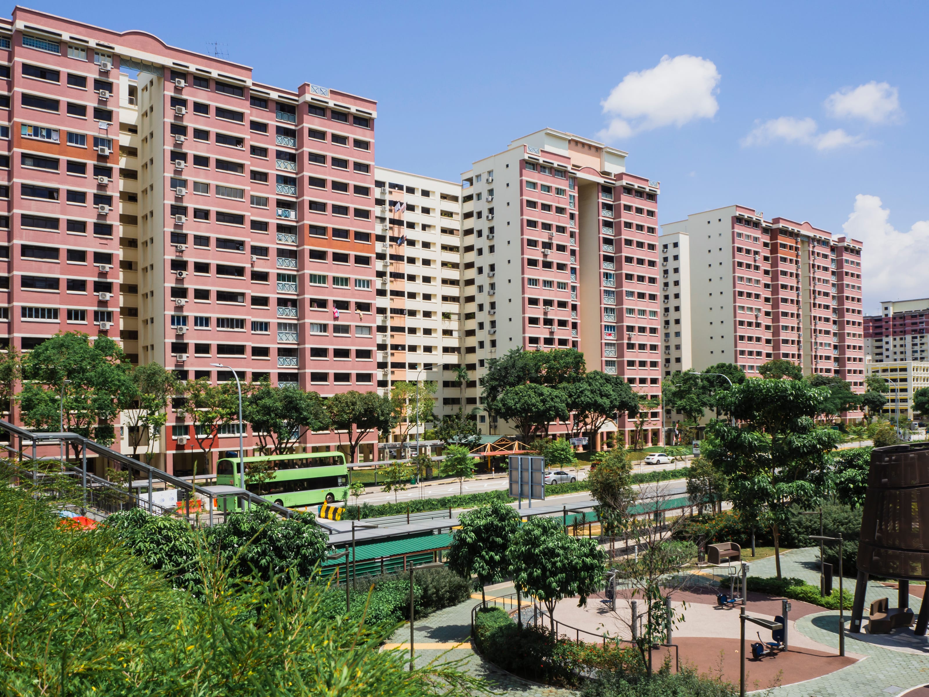 Housing estate with community facilities