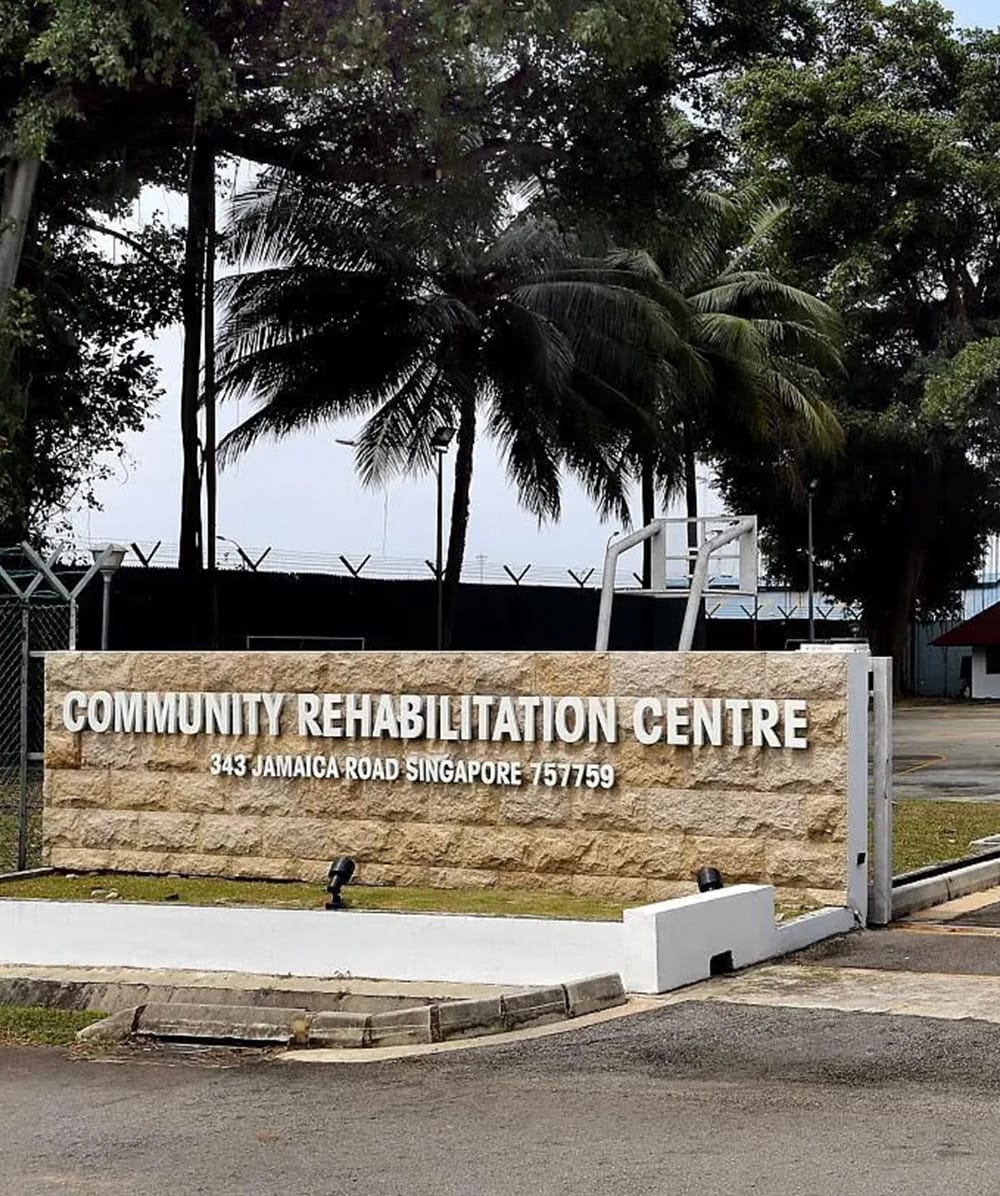 Photograph showing the external view of Community Rehabilitation Centre.,