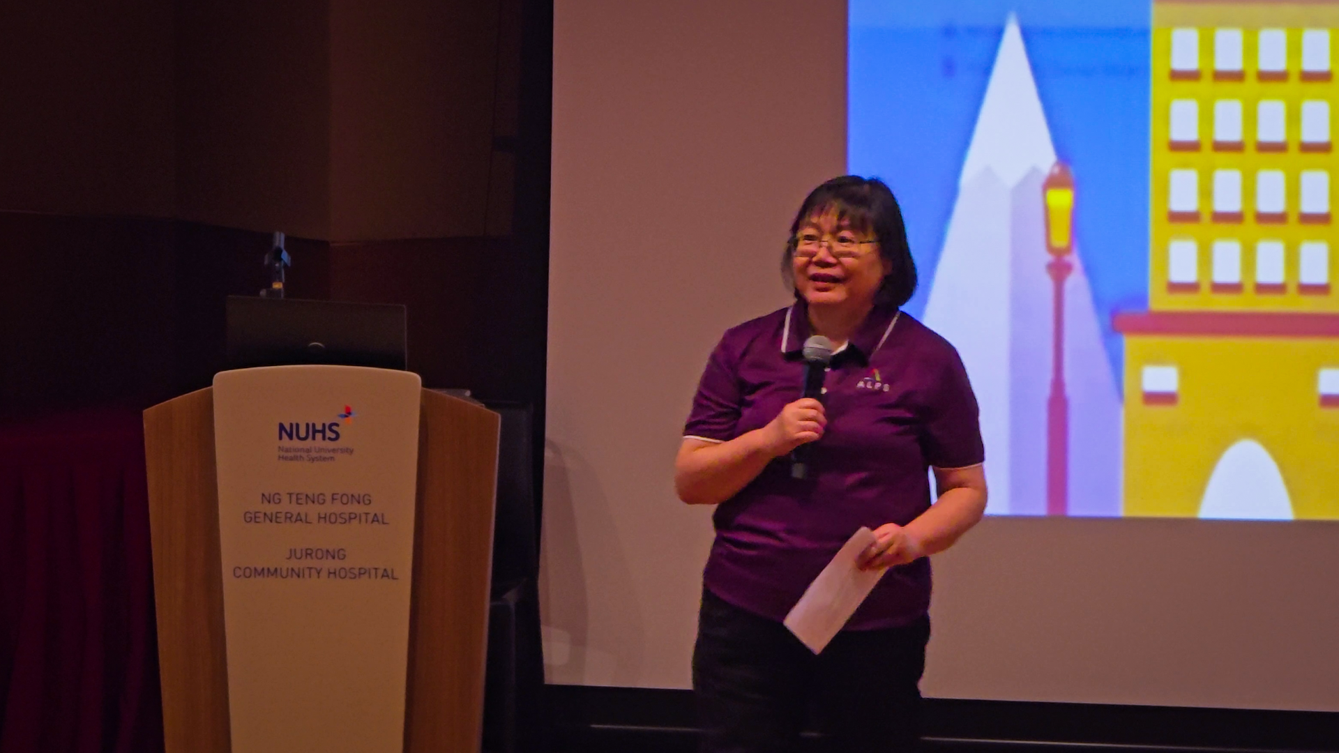 Image of ALPS COO attending April's Townhall Session