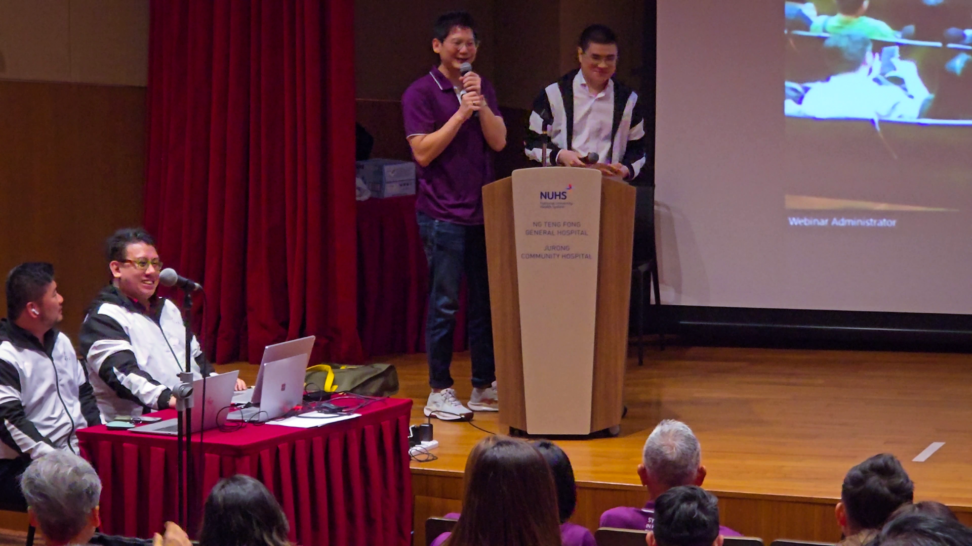Image of ALPS staff attending April's Townhall Session