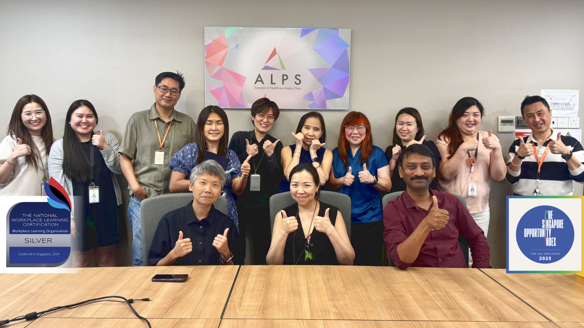 Group photo of ALPS employees