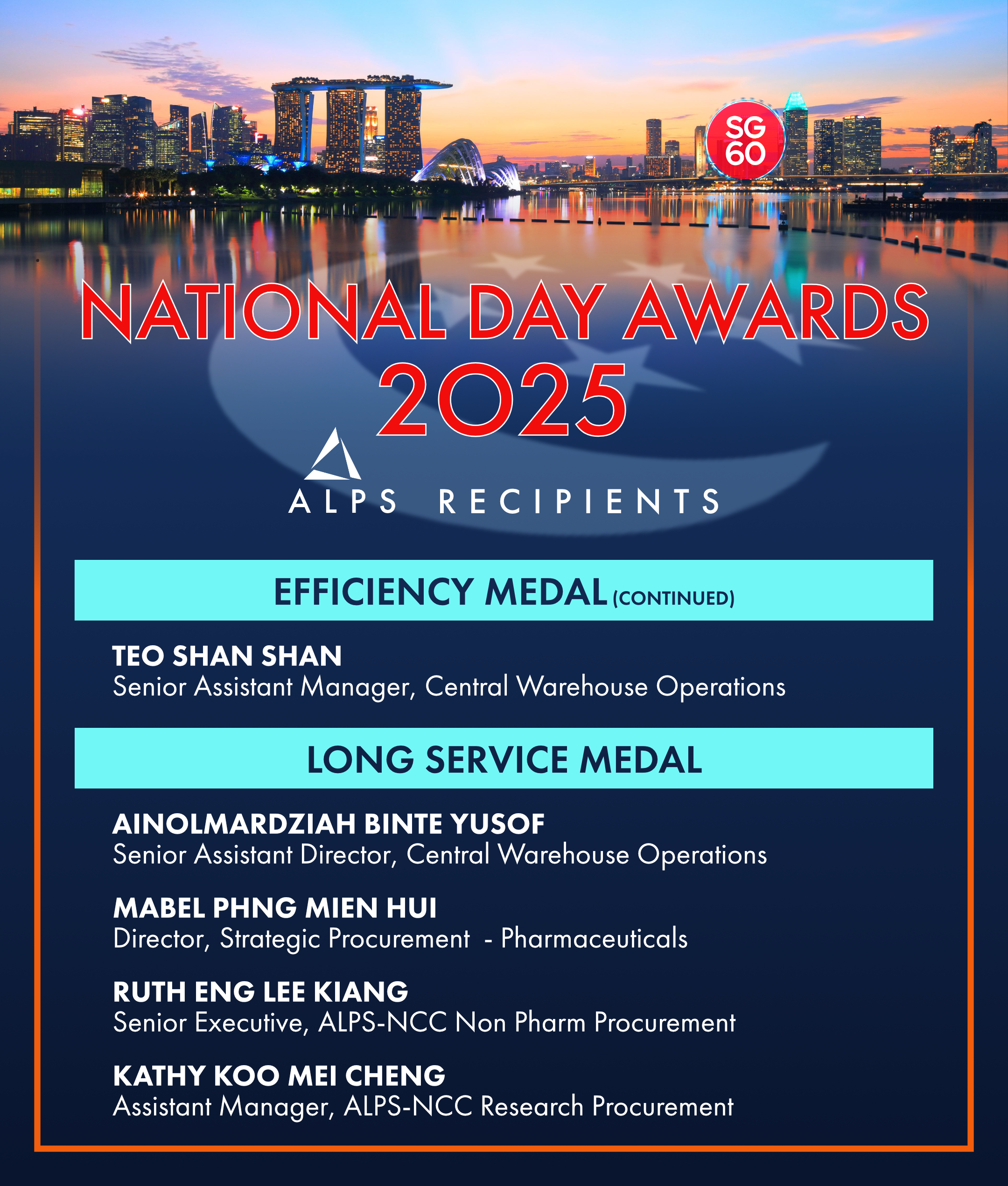 National Day Awards 2025 - List of ALPS Recipients, page 4 of 5