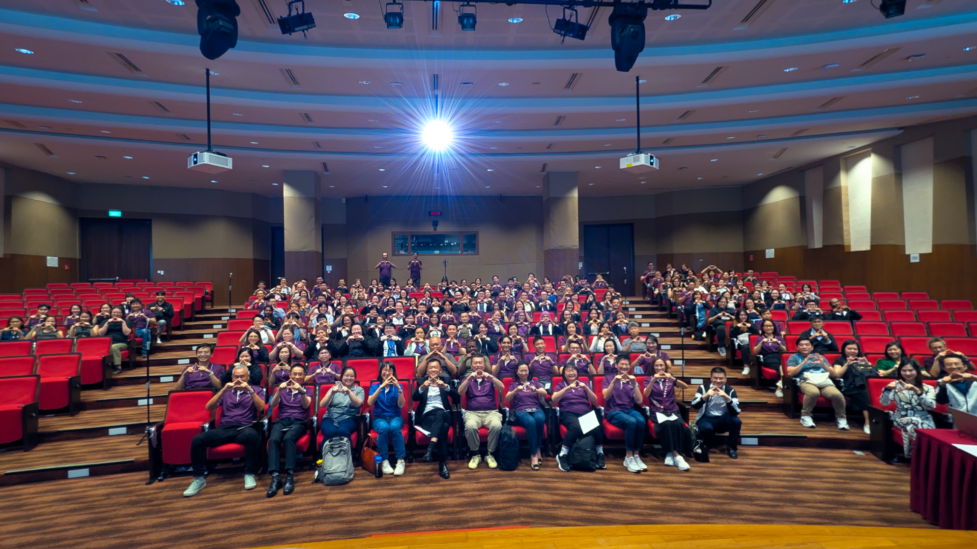 Image of ALPS staff attending April's Townhall Session