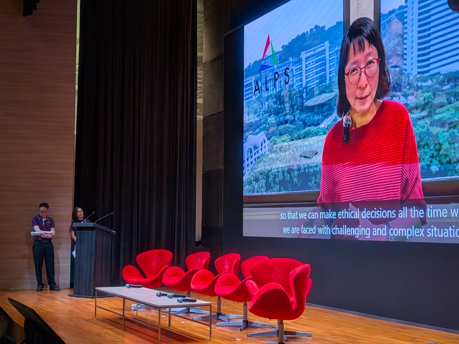 Photo of ALPS staff attending ALPS Townhall on 26 Nov 2025 at SingHealth Academia